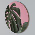 LADY MONSTERA Round Wall Art