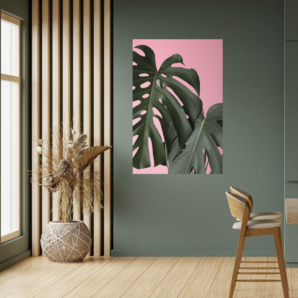 Affiche verticale autocollante LADY MONSTERA