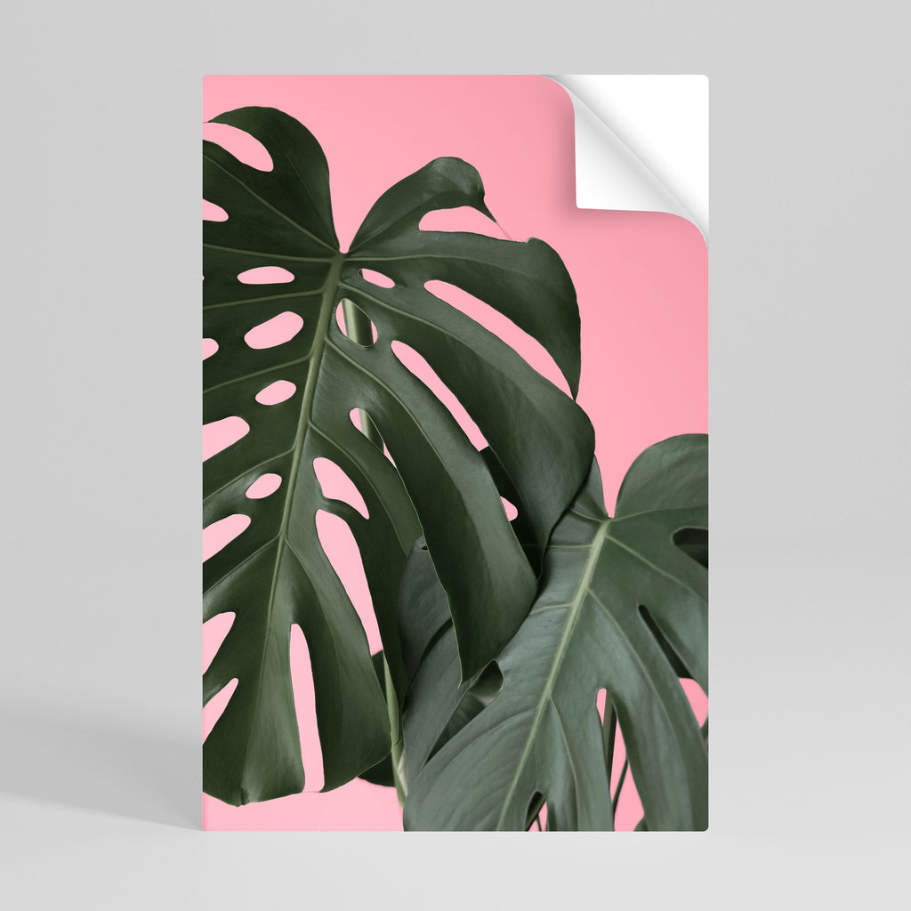 Affiche verticale autocollante LADY MONSTERA