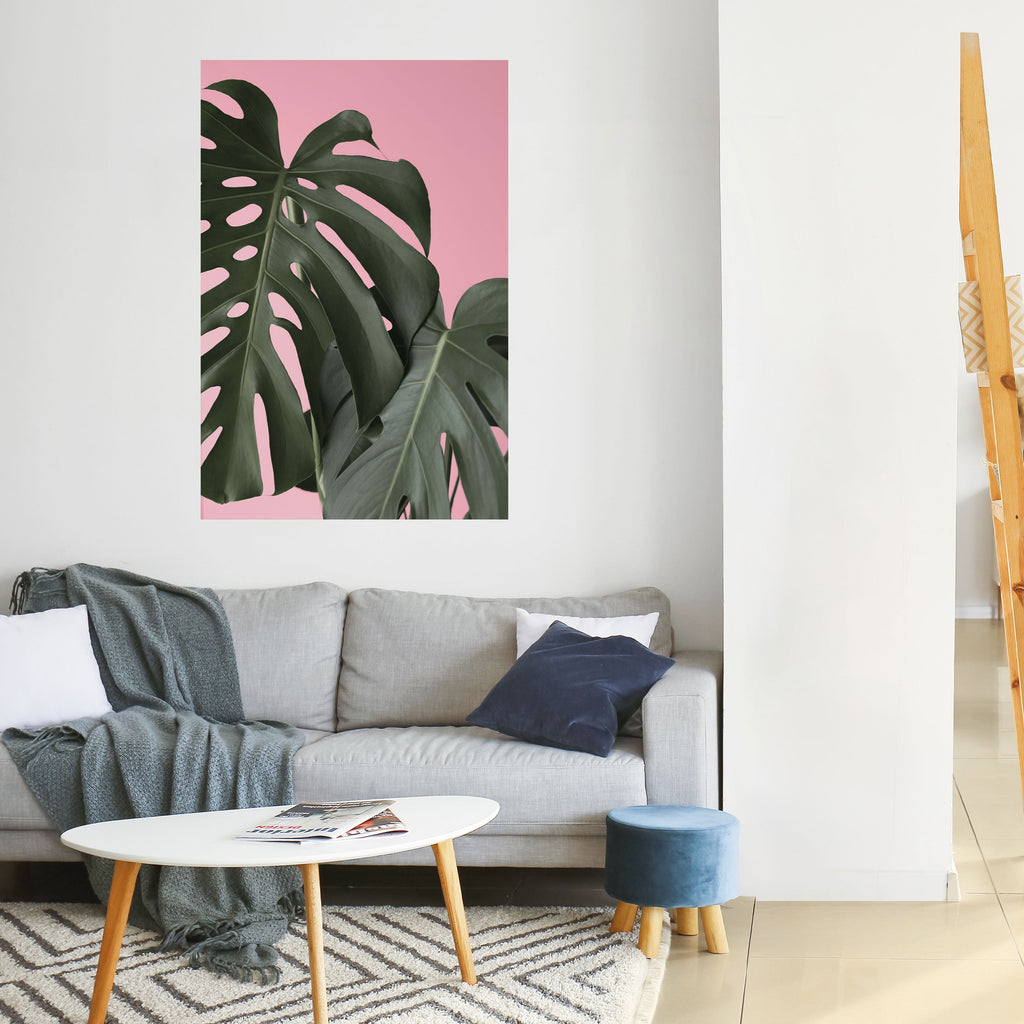 Affiche verticale autocollante LADY MONSTERA