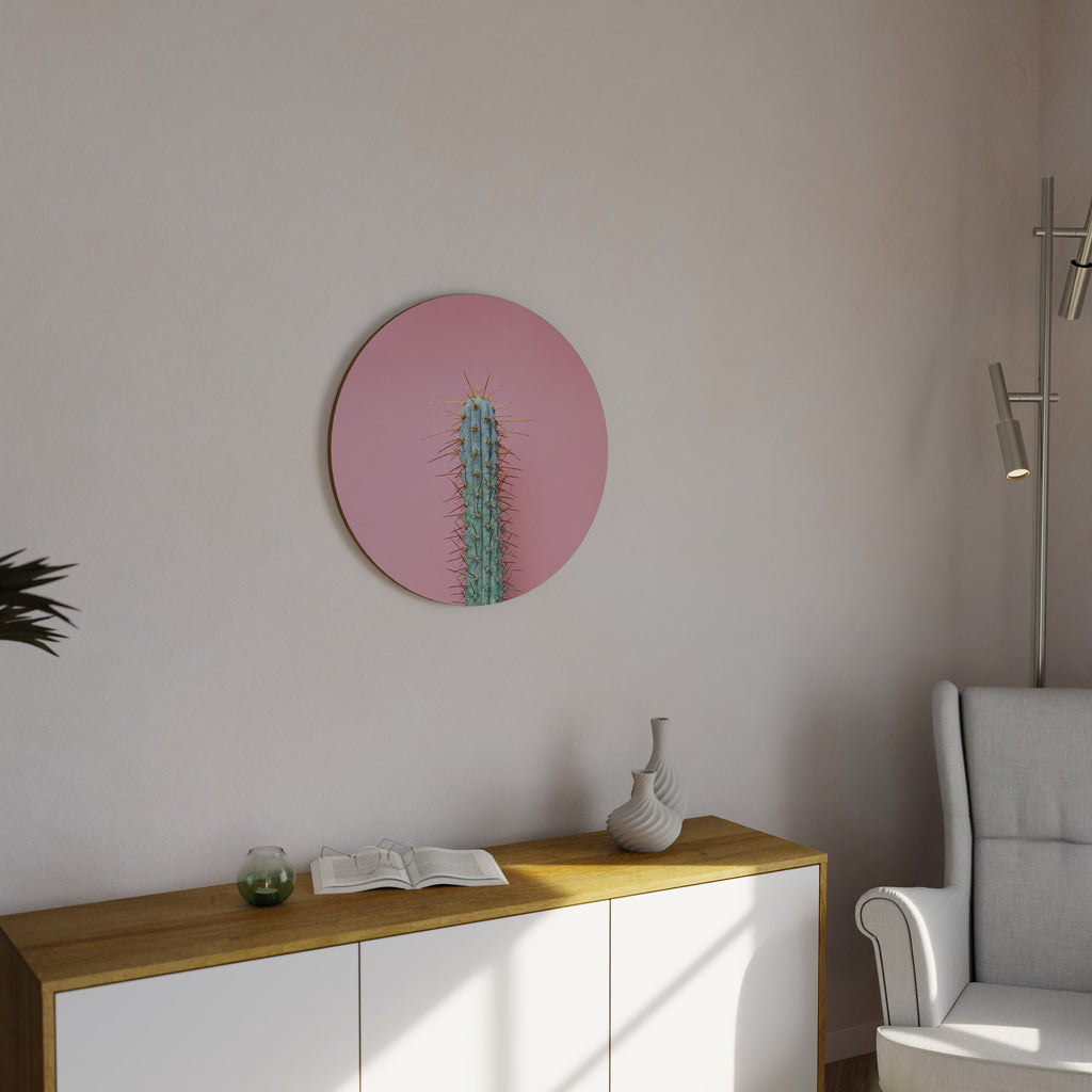 Décoration murale ronde MISTER CACTUS