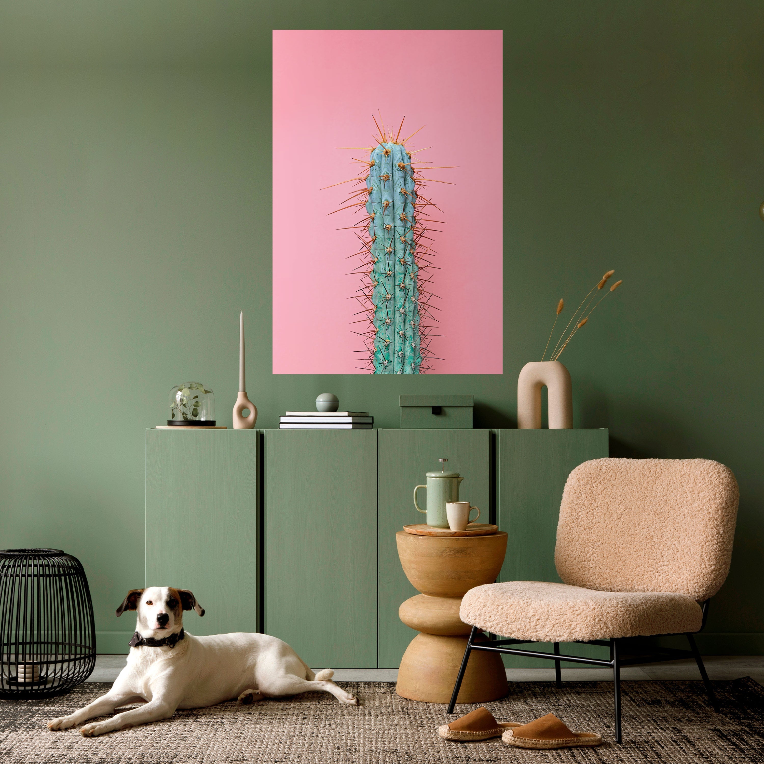 Affiche verticale autocollante MISTER CACTUS