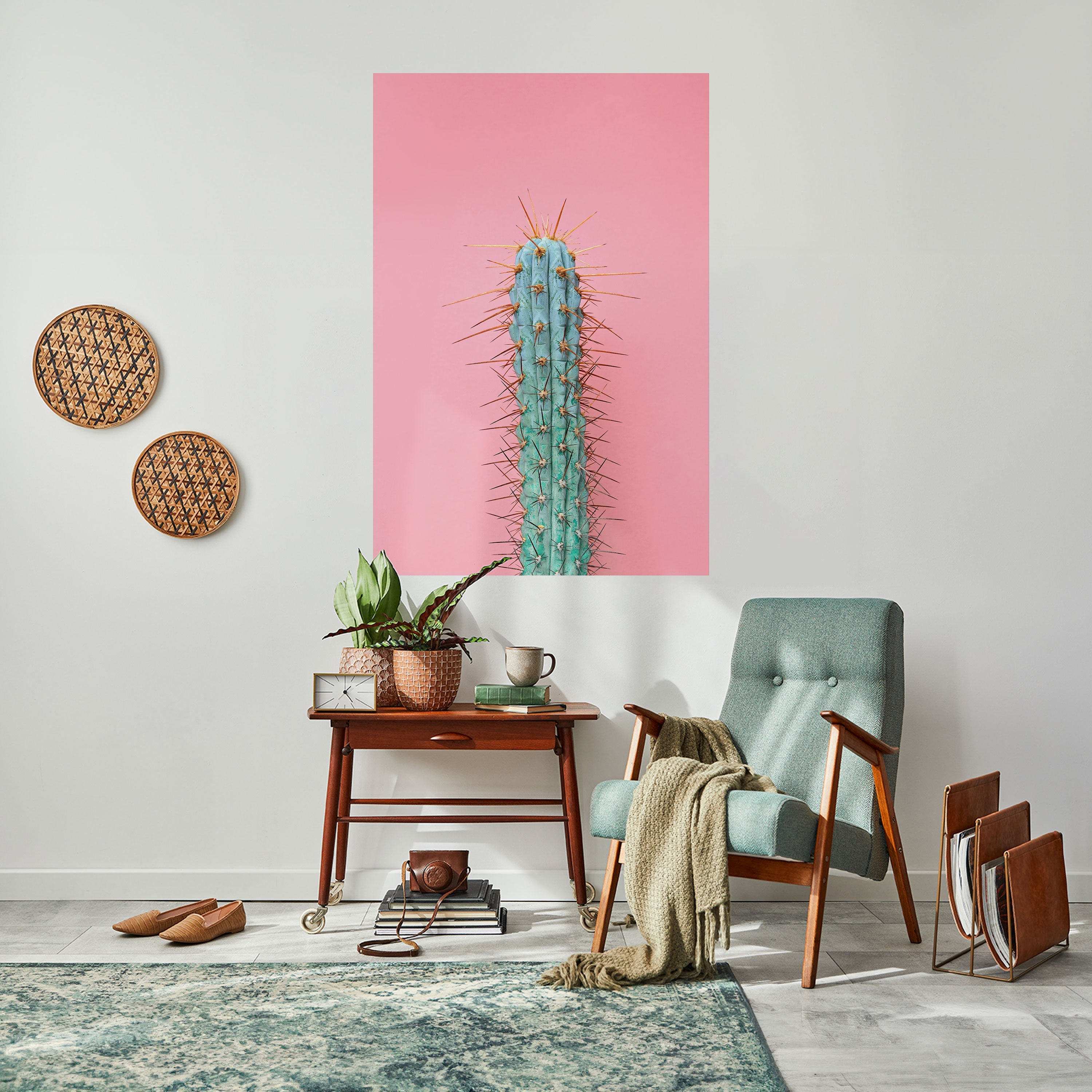 Affiche verticale autocollante MISTER CACTUS