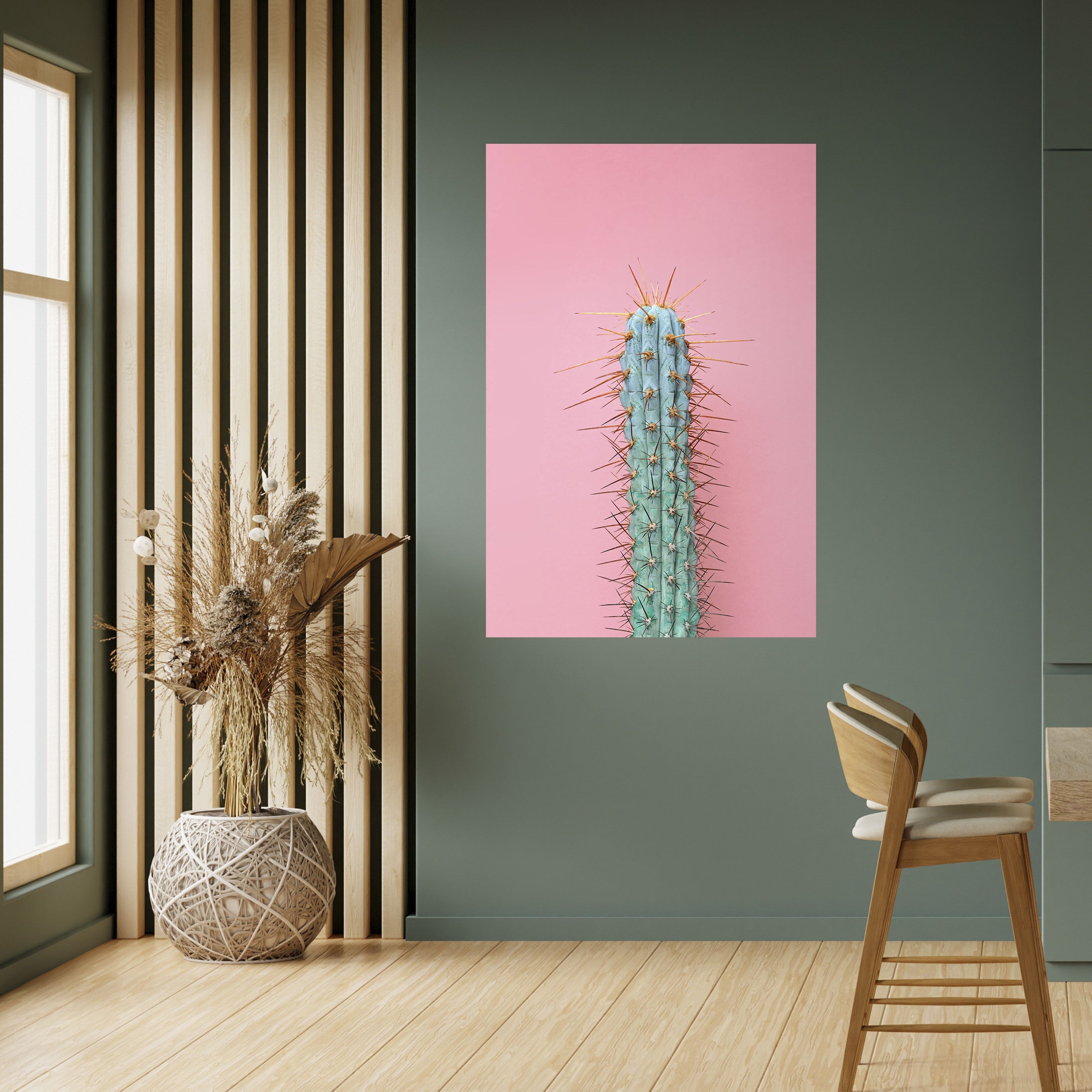 Affiche verticale autocollante MISTER CACTUS