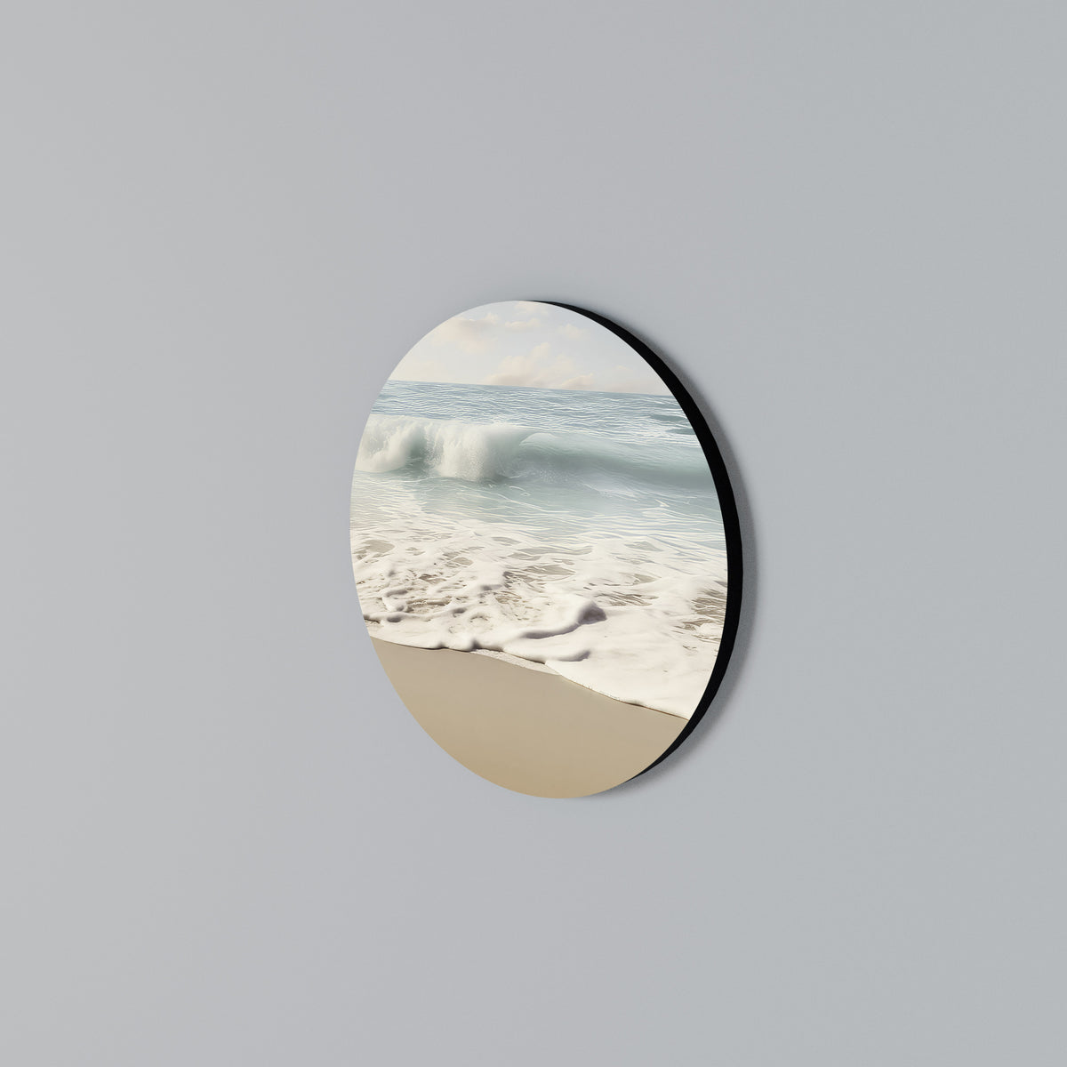 OCEAN WHISPER Round Wall Art