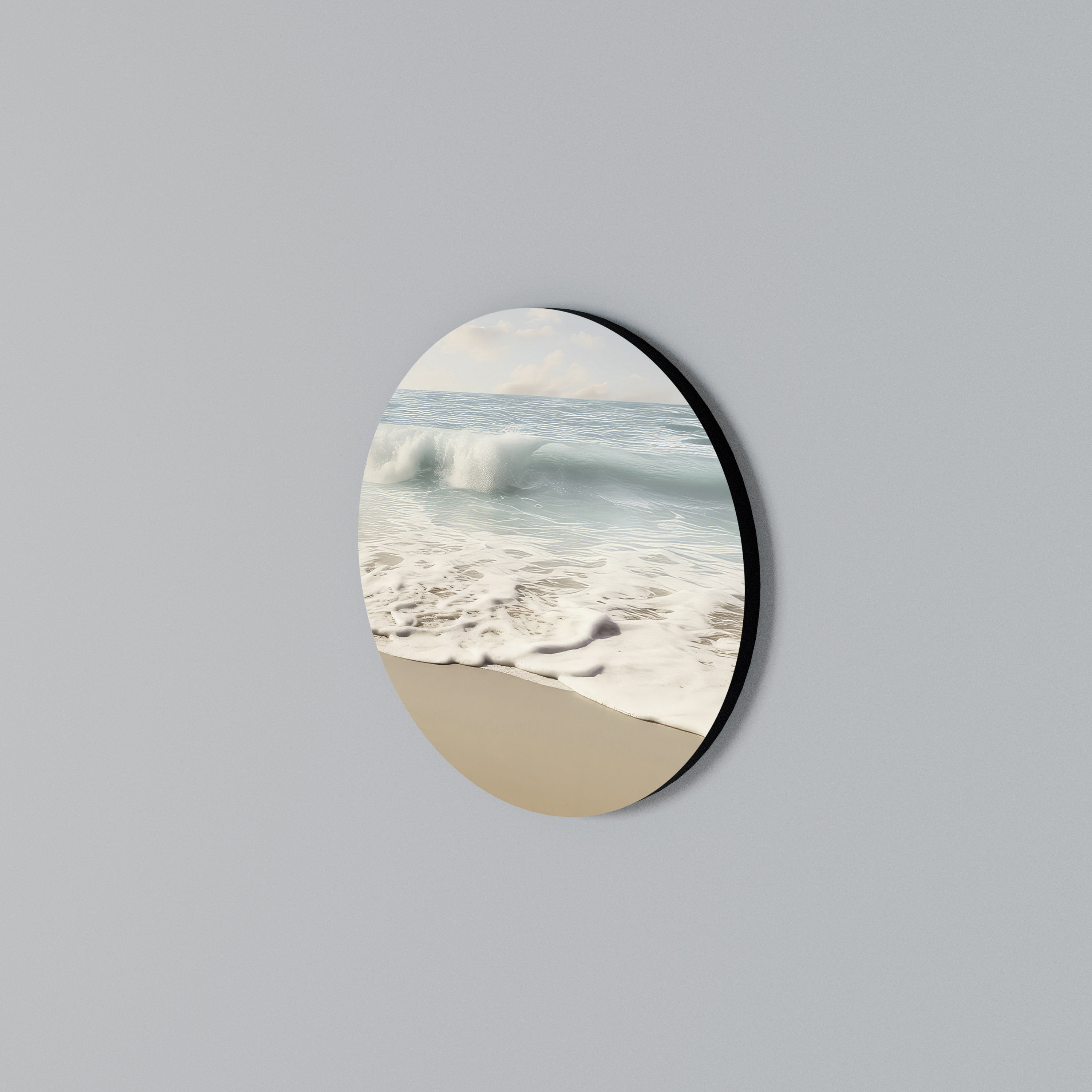 OCEAN WHISPER Round Wall Art