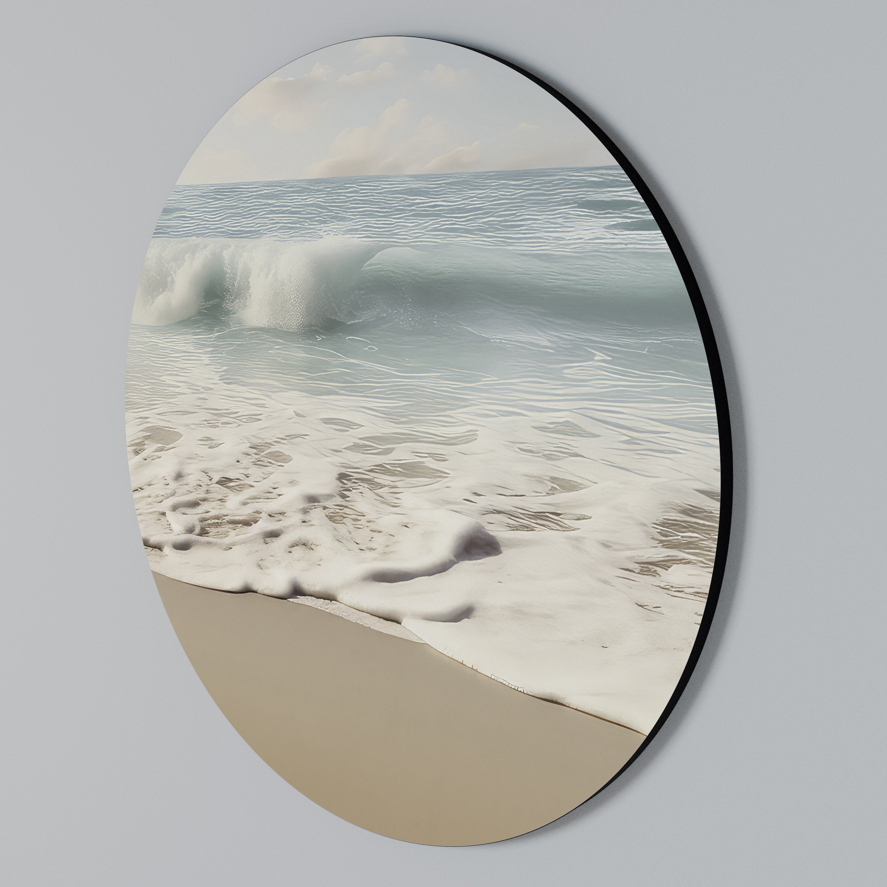 OCEAN WHISPER Round Wall Art