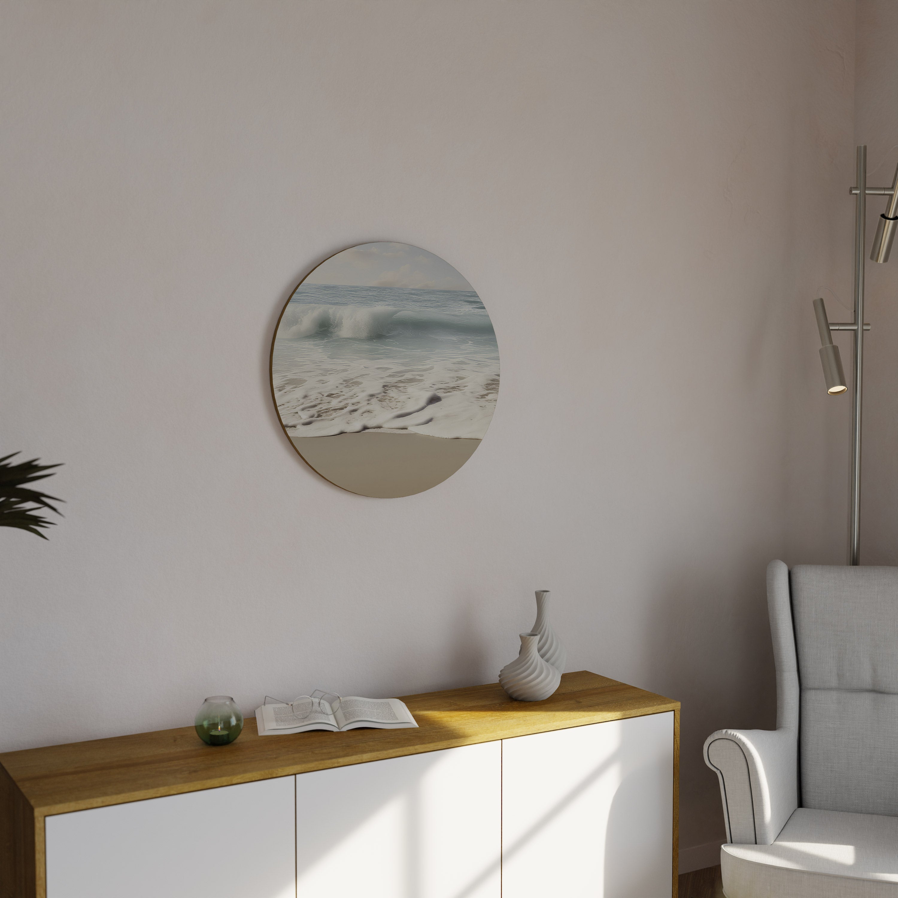 Décoration murale ronde OCEAN WHISPER