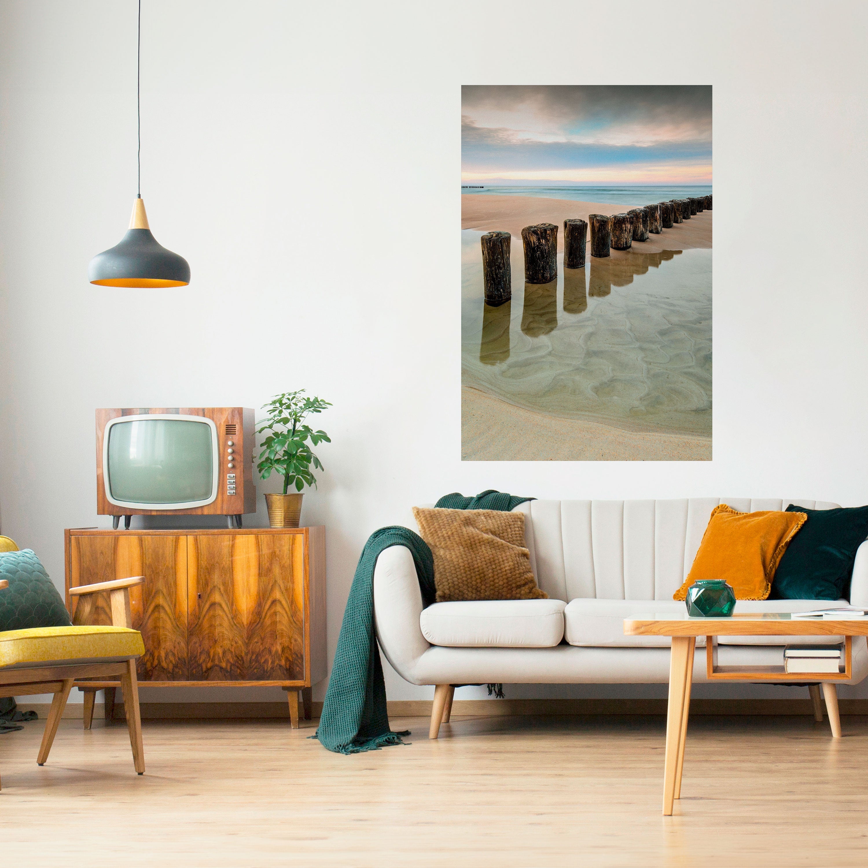 Affiche verticale autocollante TIDAL SYMMETRY