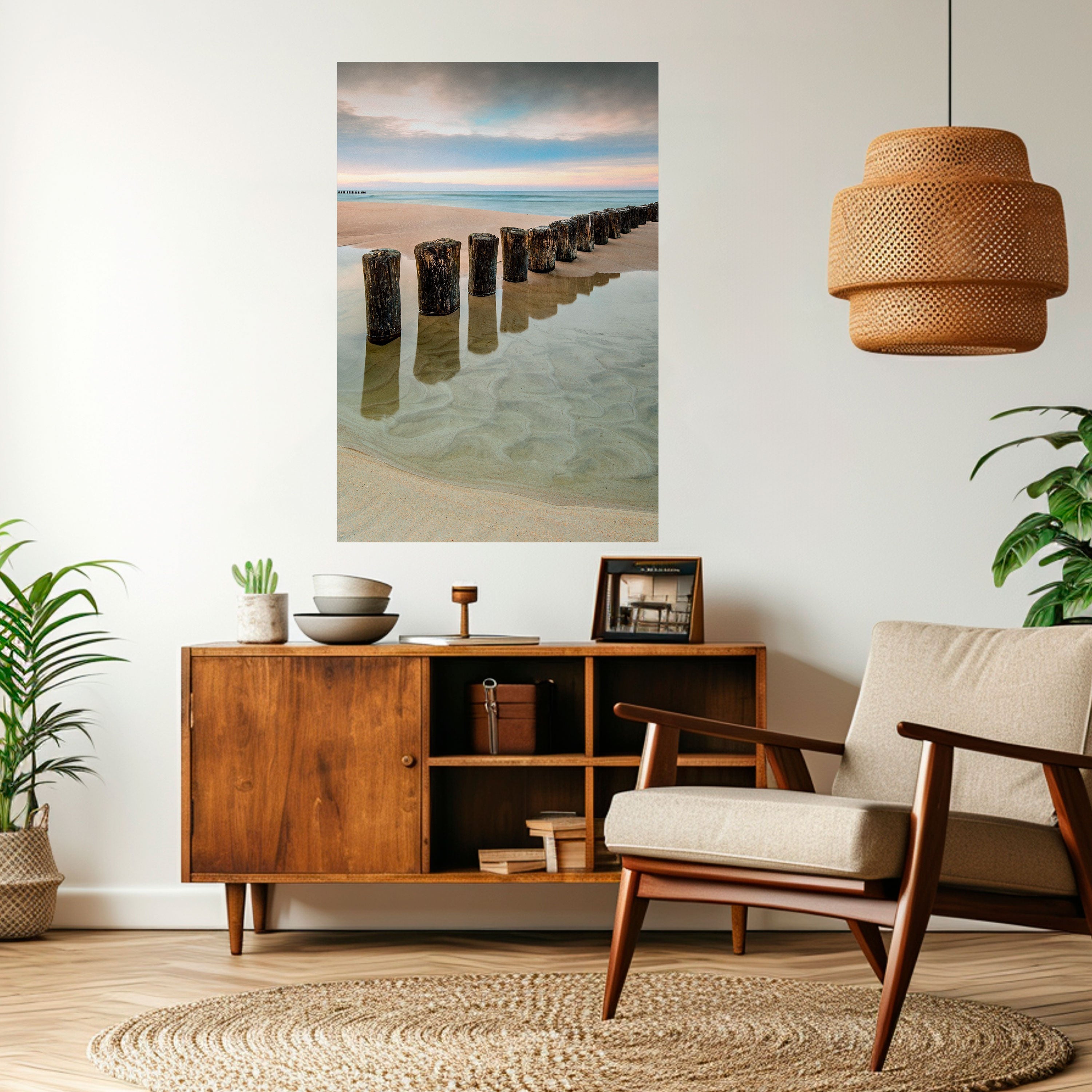 Affiche verticale autocollante TIDAL SYMMETRY