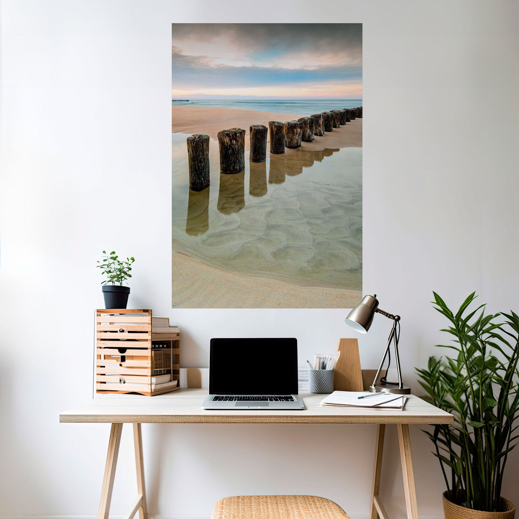 Affiche verticale autocollante TIDAL SYMMETRY