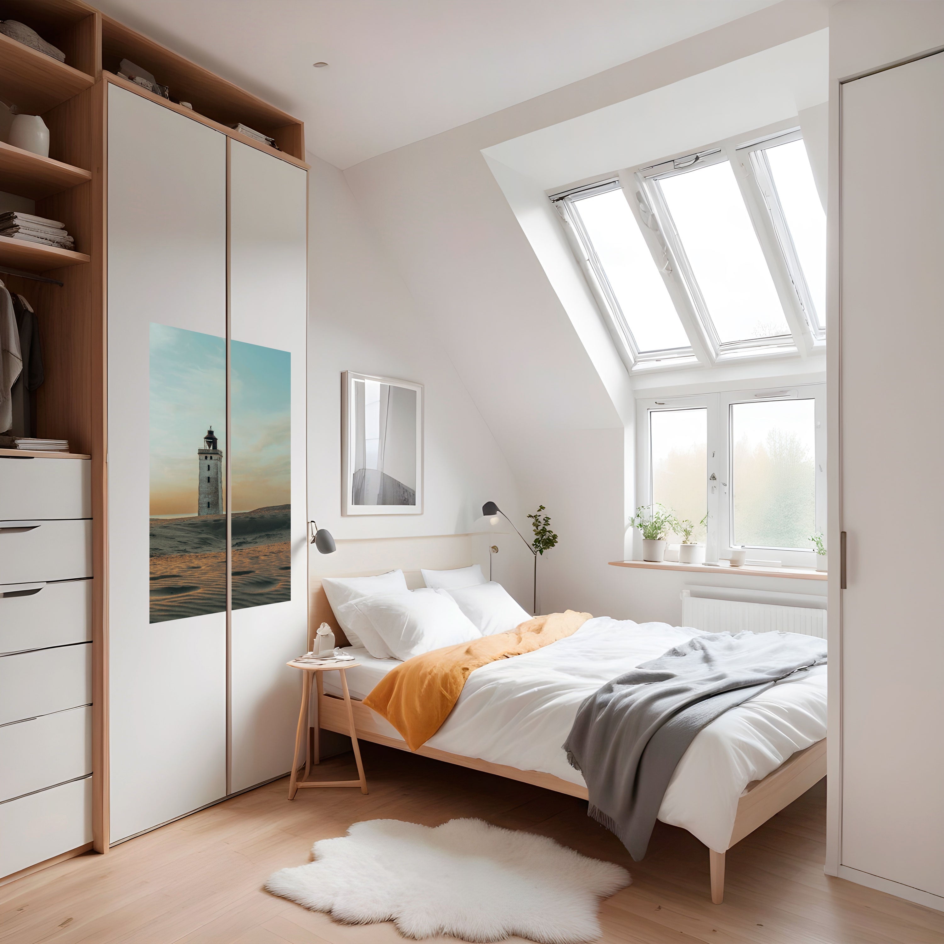 Affiche verticale autocollante PHARE DES LIMBES