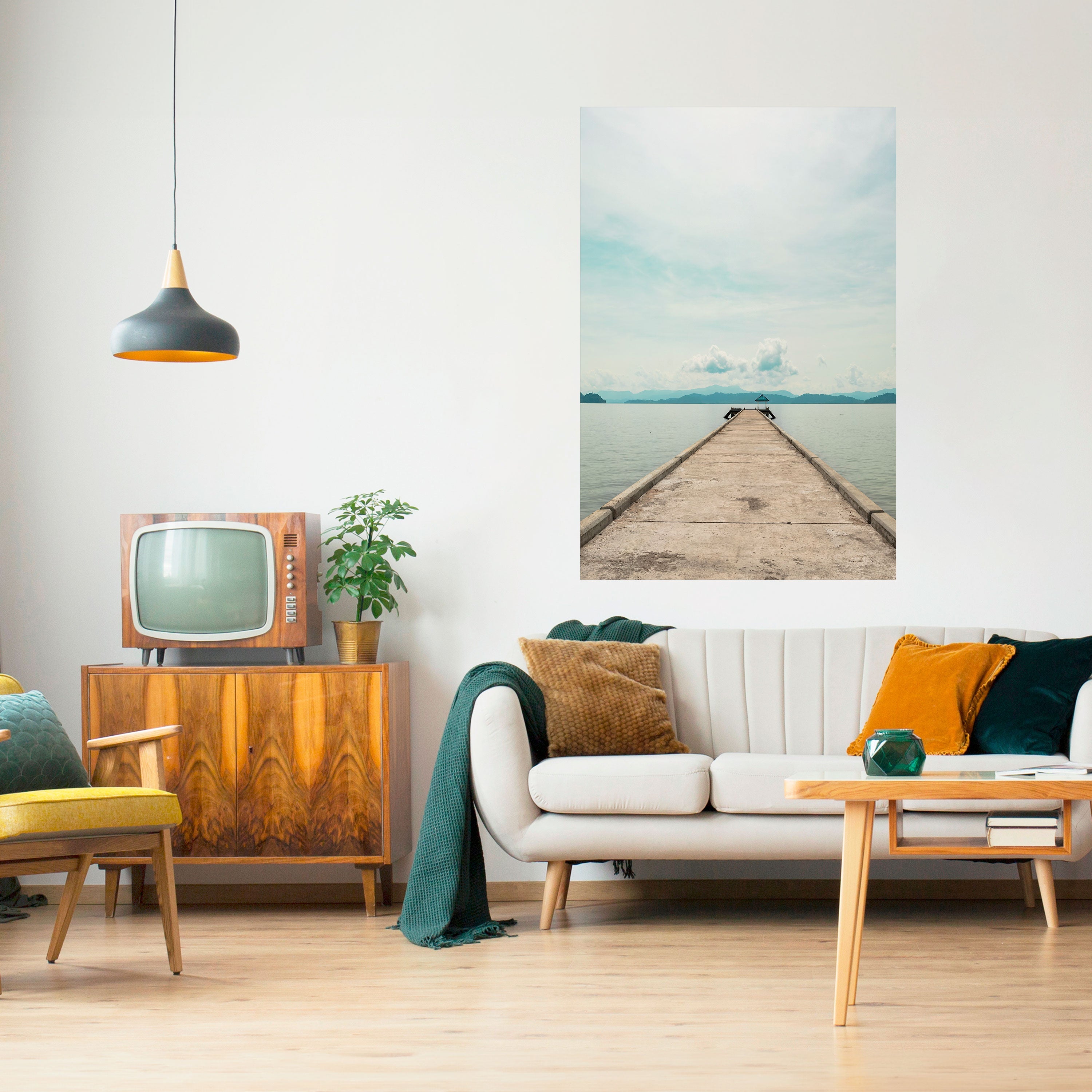 Affiche verticale autocollante AQUA HORIZON