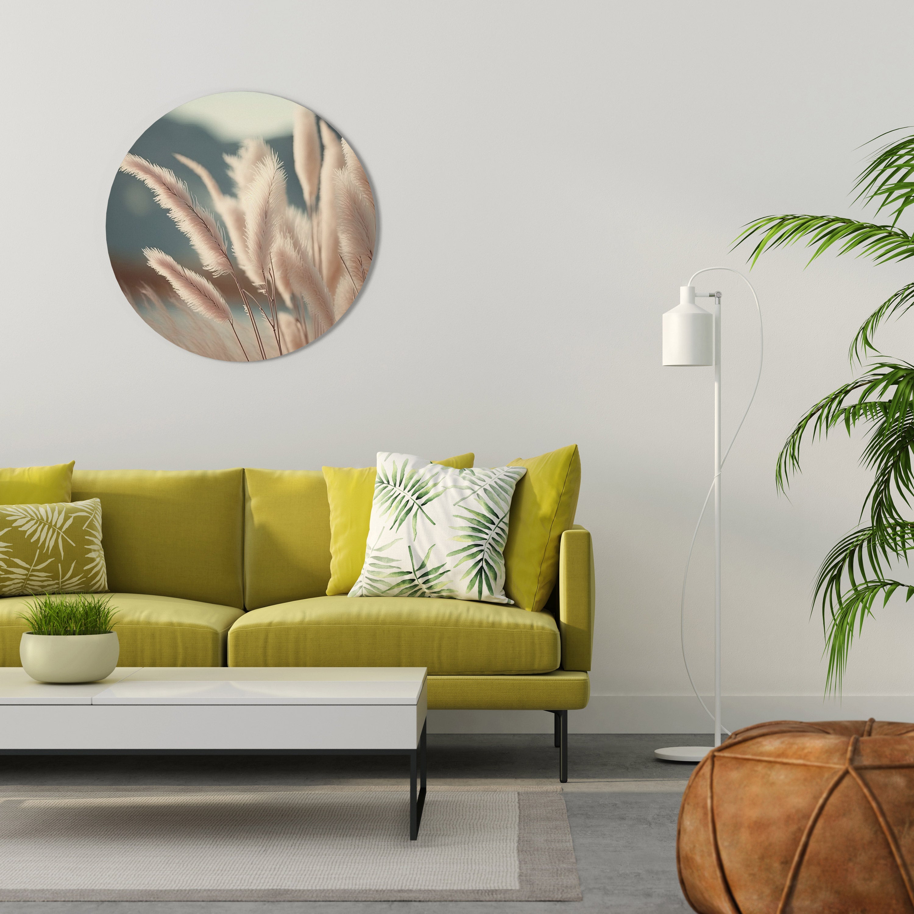 Décoration murale ronde PAMPAS DREAMSCAPE