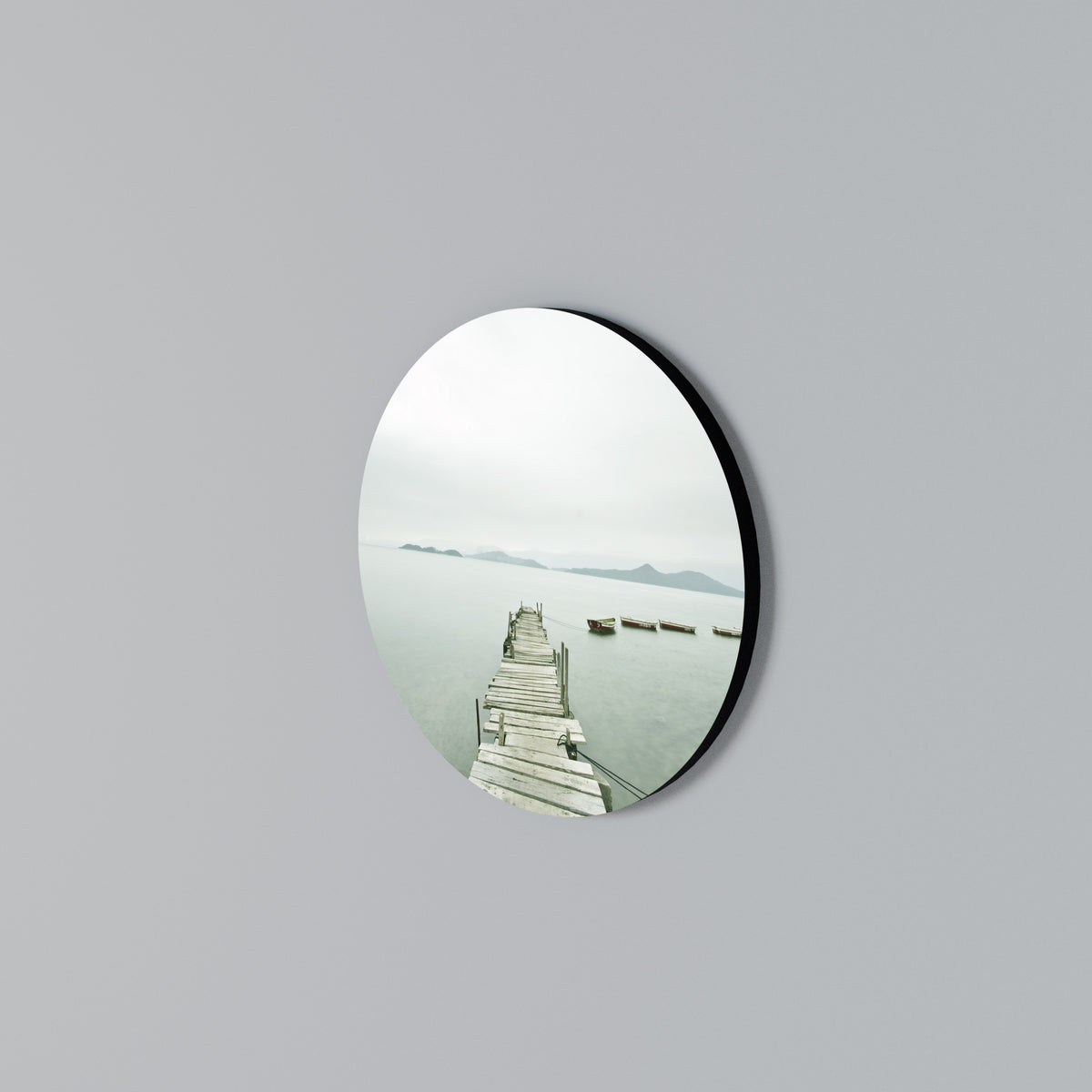 TIDAL HARMONY Round Wall Art