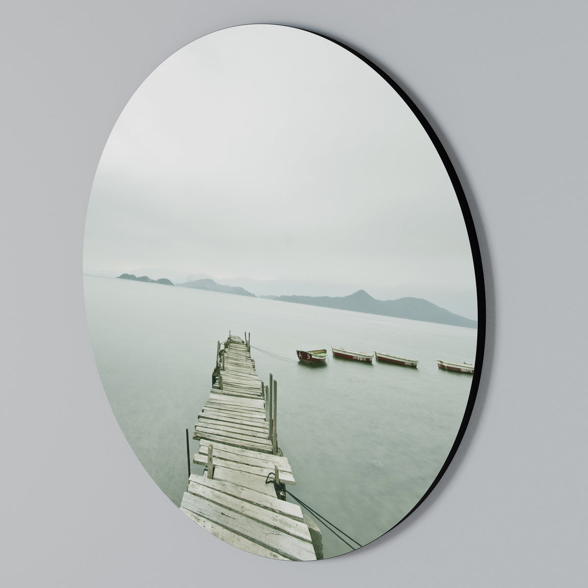 TIDAL HARMONY Round Wall Art