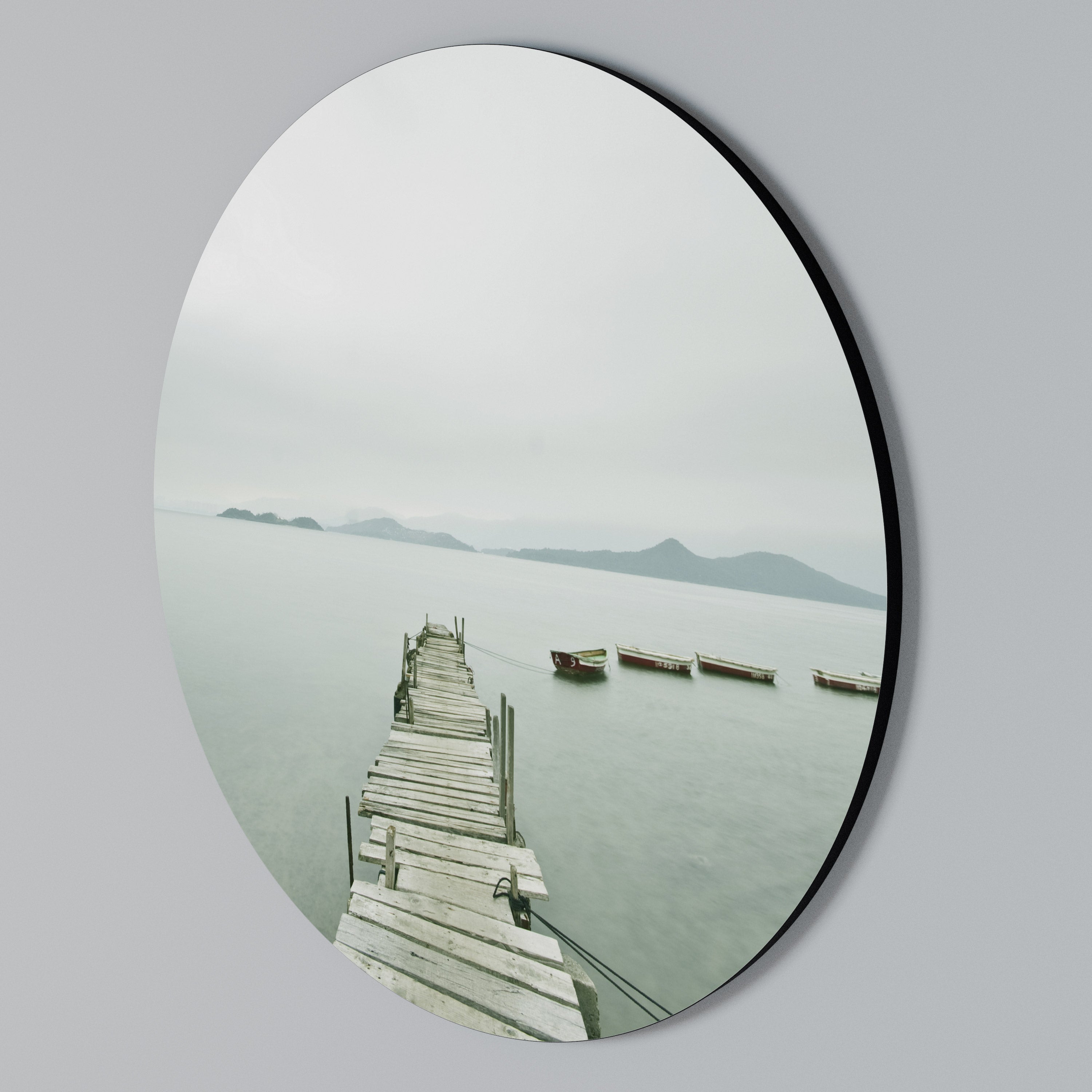 TIDAL HARMONY Round Wall Art
