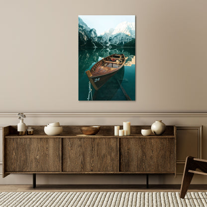 STILL WATERS Vertical Canvas Print