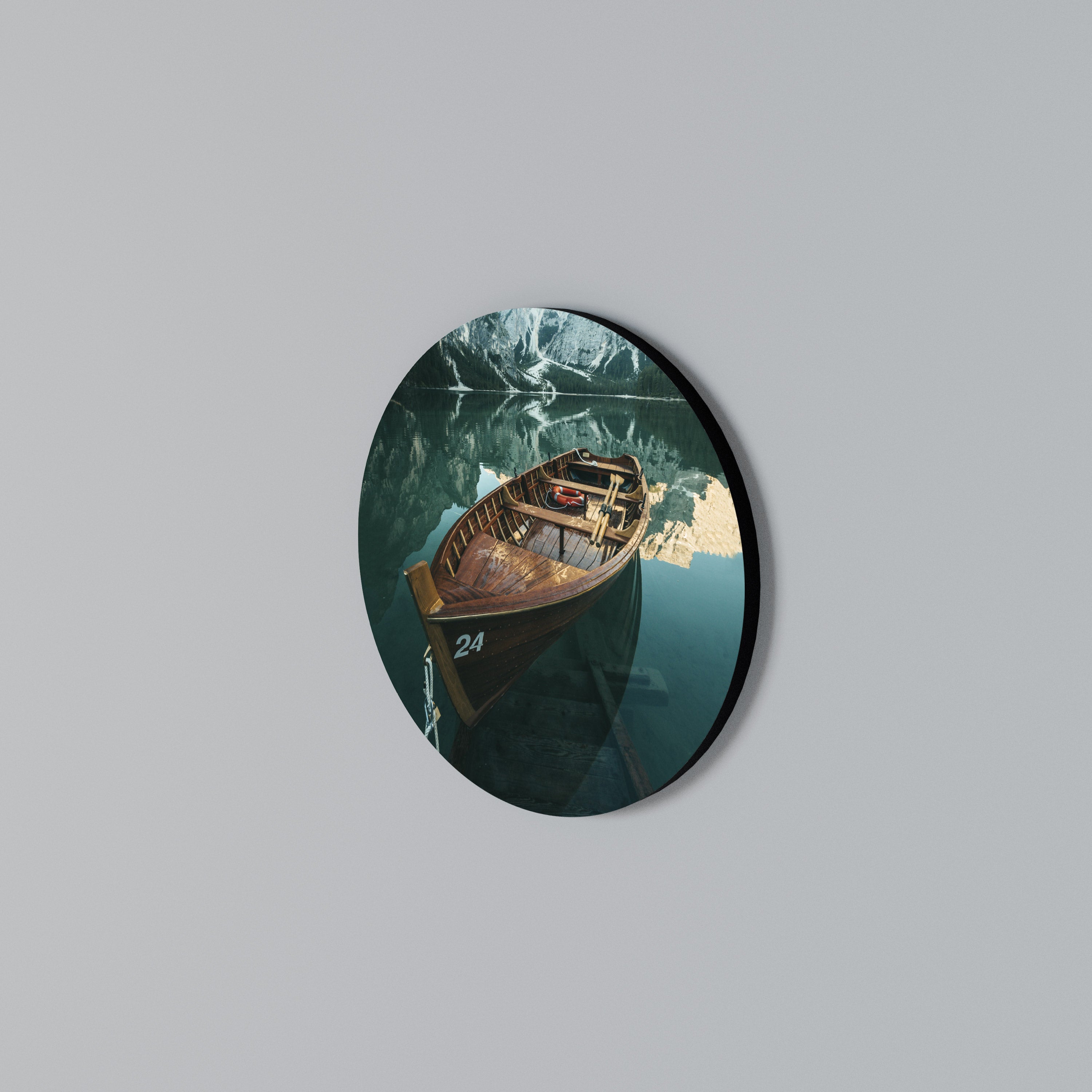 STILL WATERS Round Wall Art