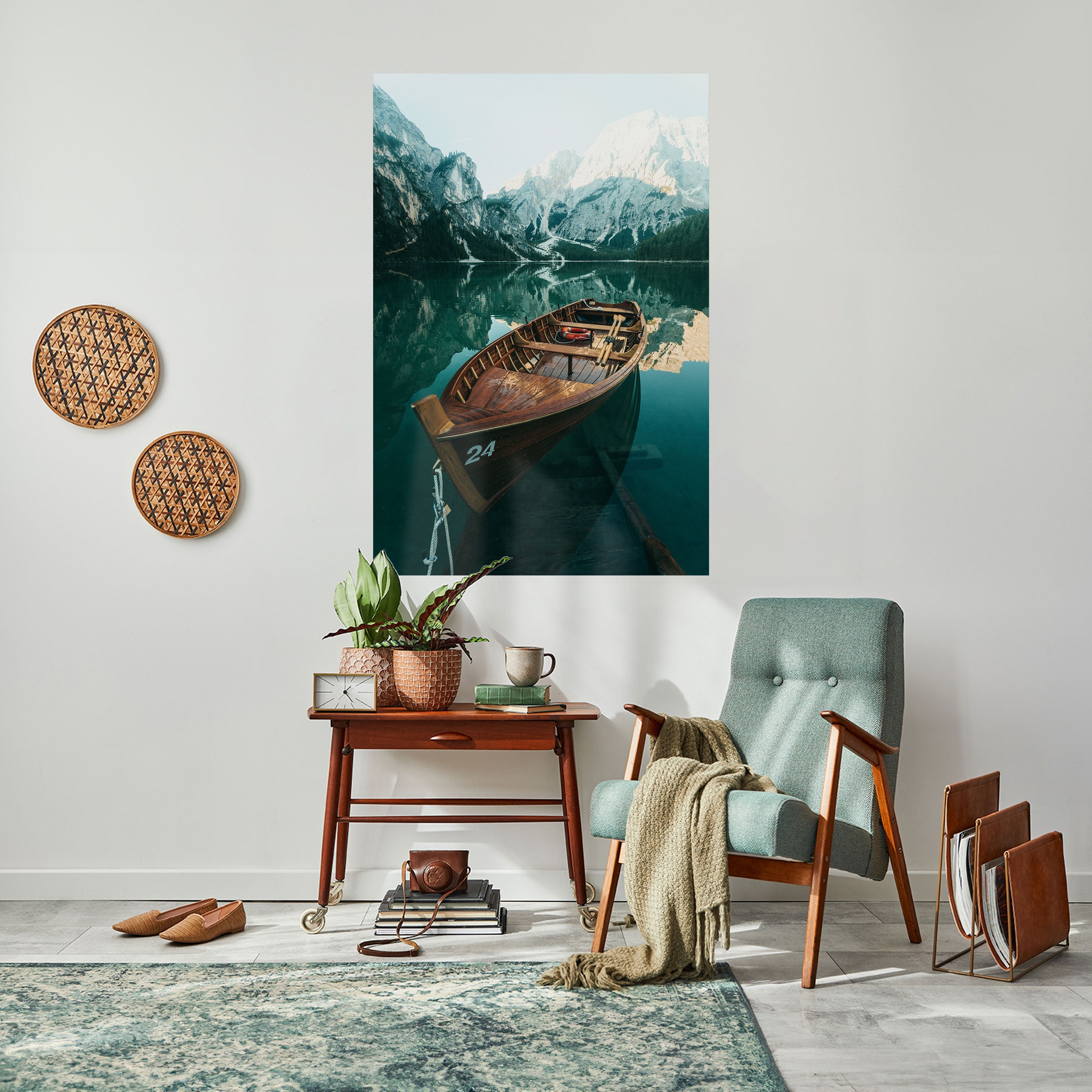 Affiche verticale autocollante STILL WATERS