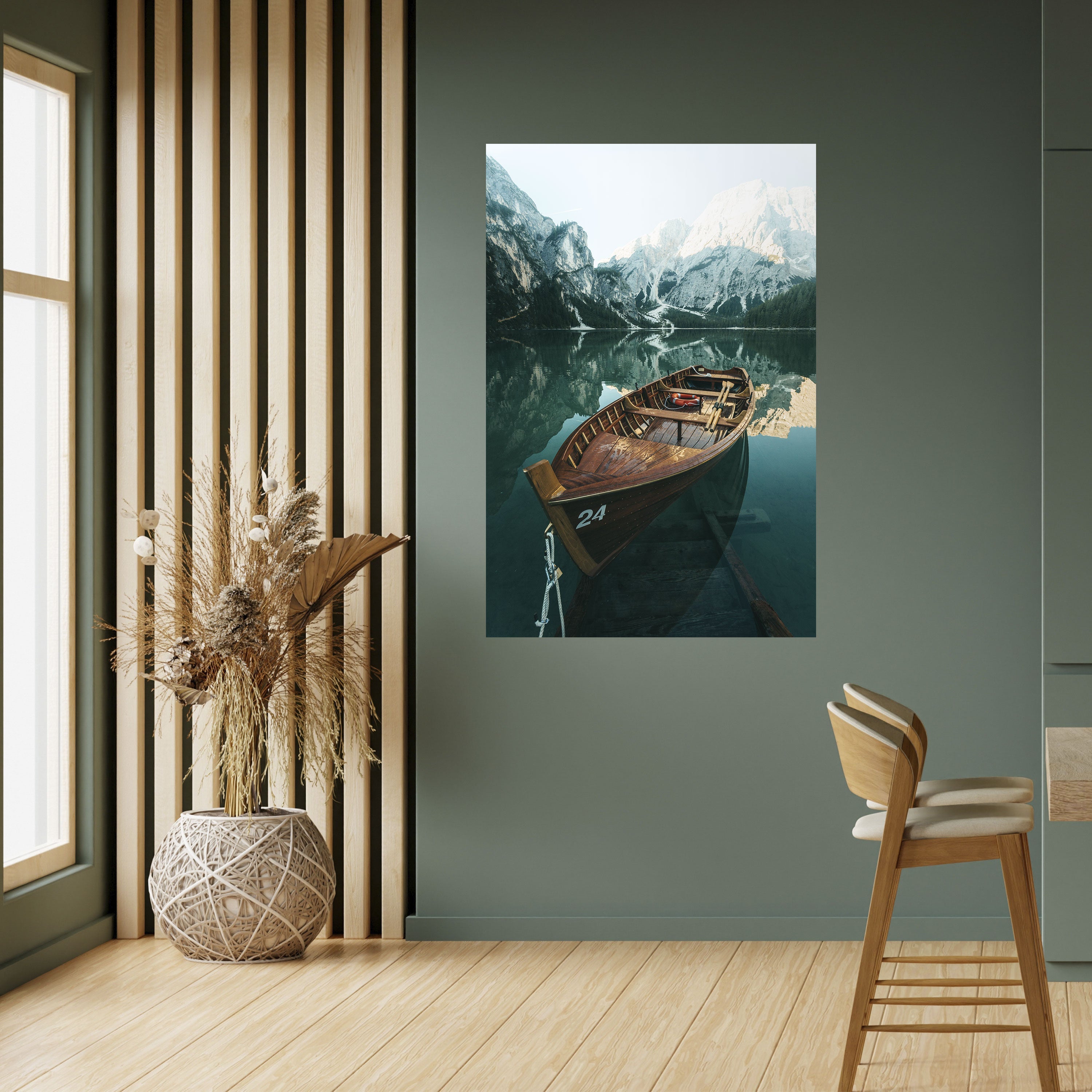 Affiche verticale autocollante STILL WATERS