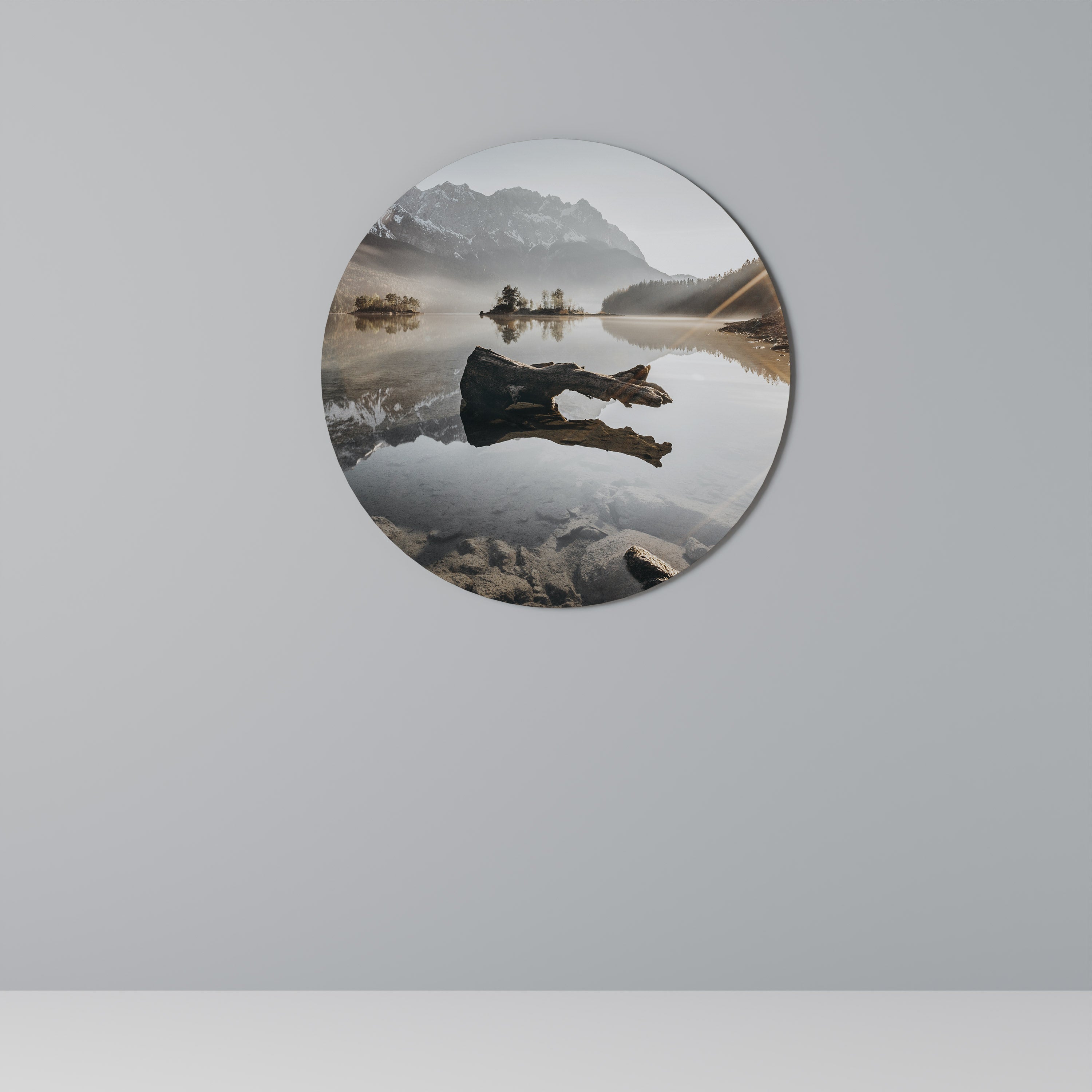 Décoration murale ronde SILENT WATERSCAPE