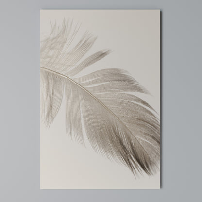 GRACEFULNESS PRECISION Vertical Canvas Print