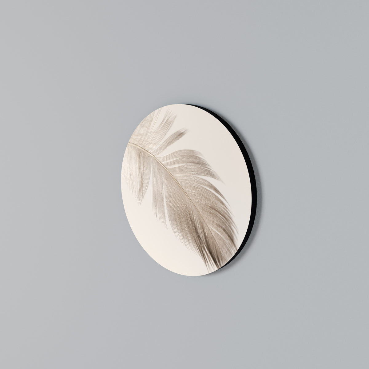 GRACEFULNESS PRECISION Round Wall Art