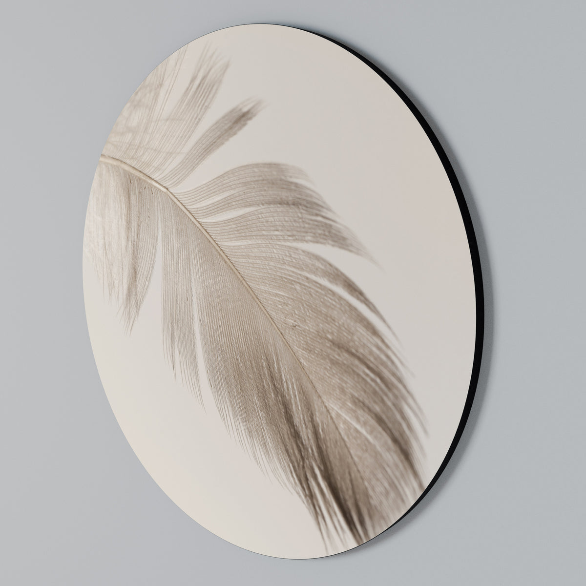 GRACEFULNESS PRECISION Round Wall Art