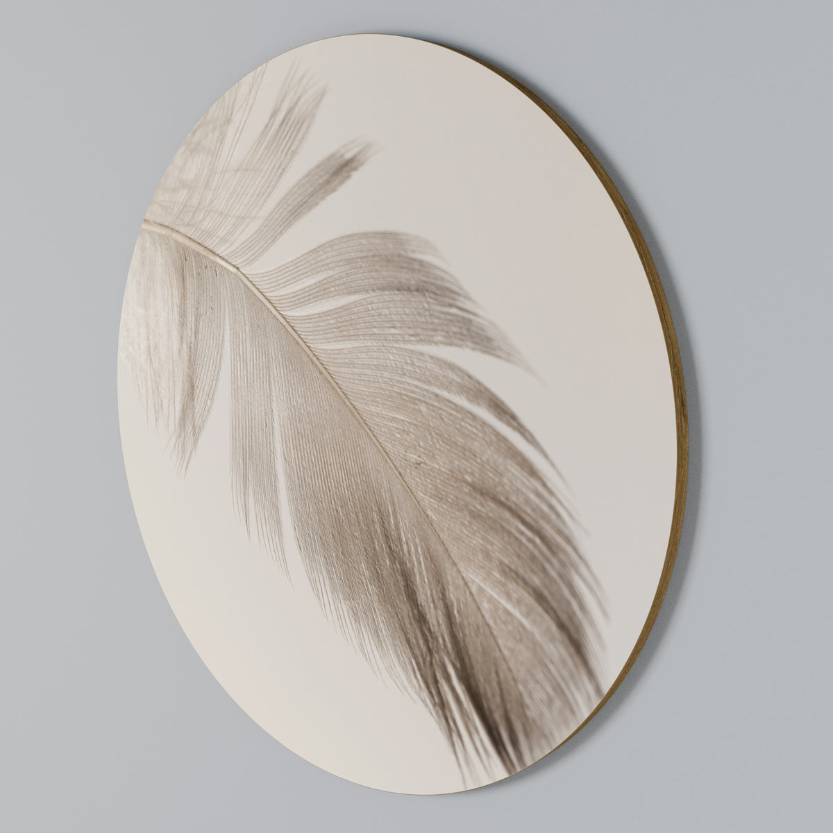 GRACEFULNESS PRECISION Round Wall Art