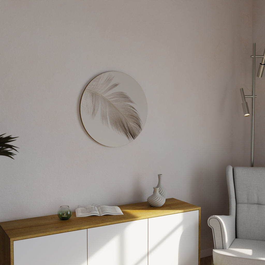 GRACEFULNESS PRECISION Décoration murale ronde