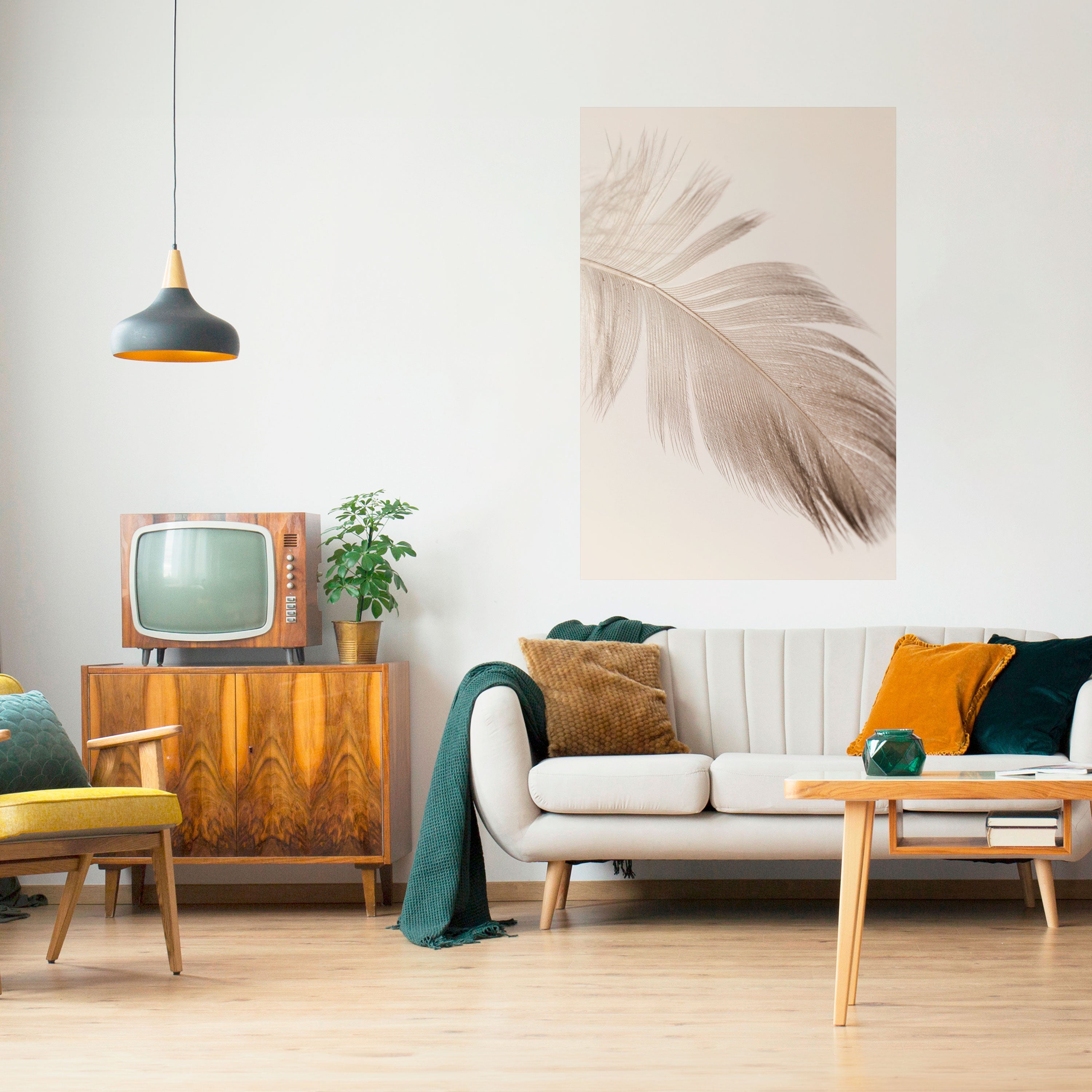 Affiche verticale autocollante GRACEFULNESS PRECISION