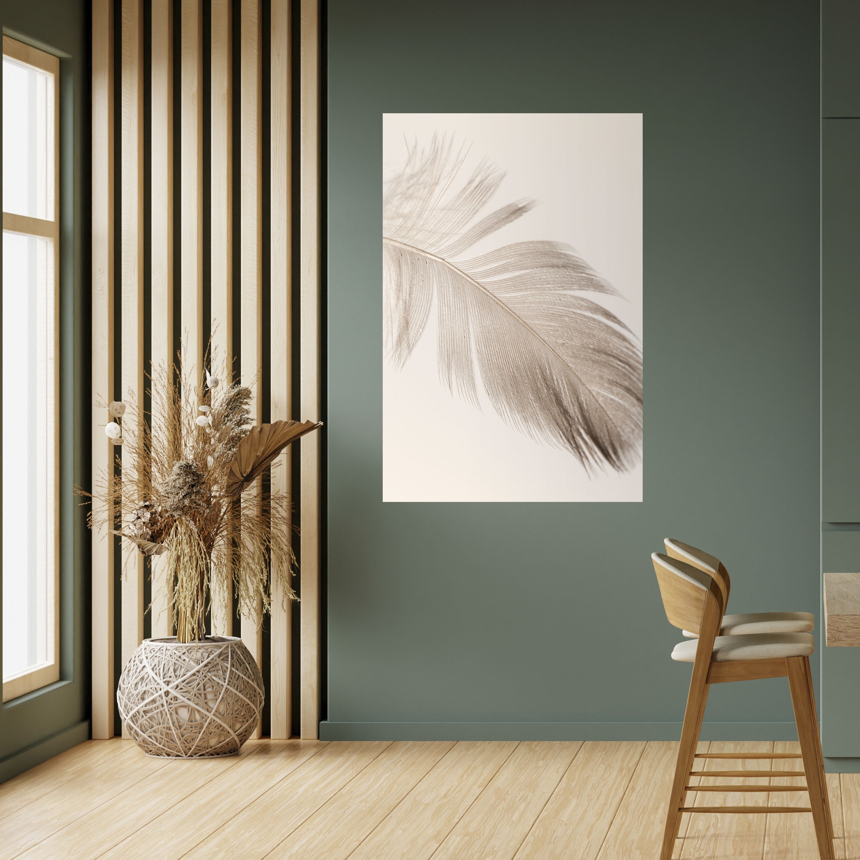 Affiche verticale autocollante GRACEFULNESS PRECISION