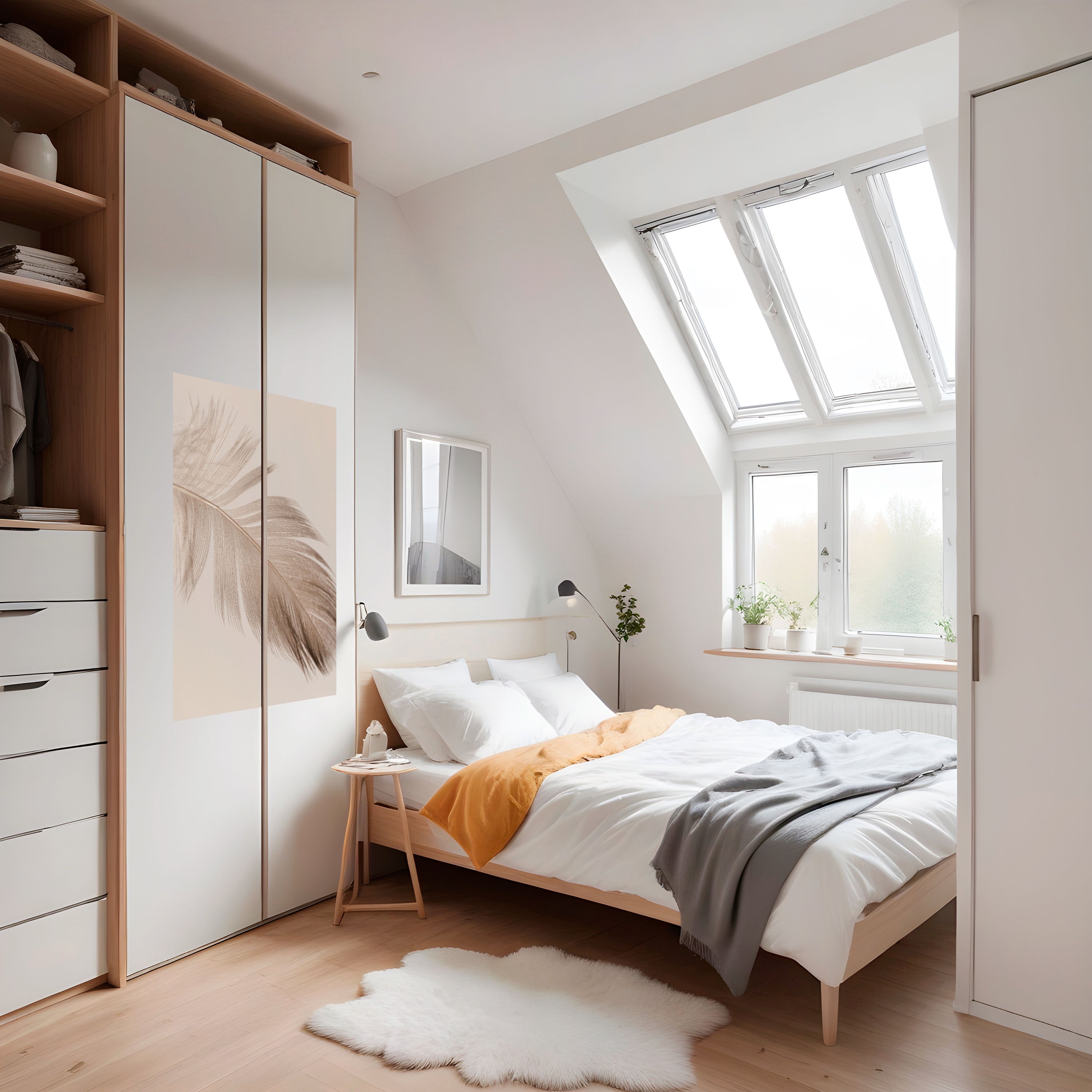 Affiche verticale autocollante GRACEFULNESS PRECISION