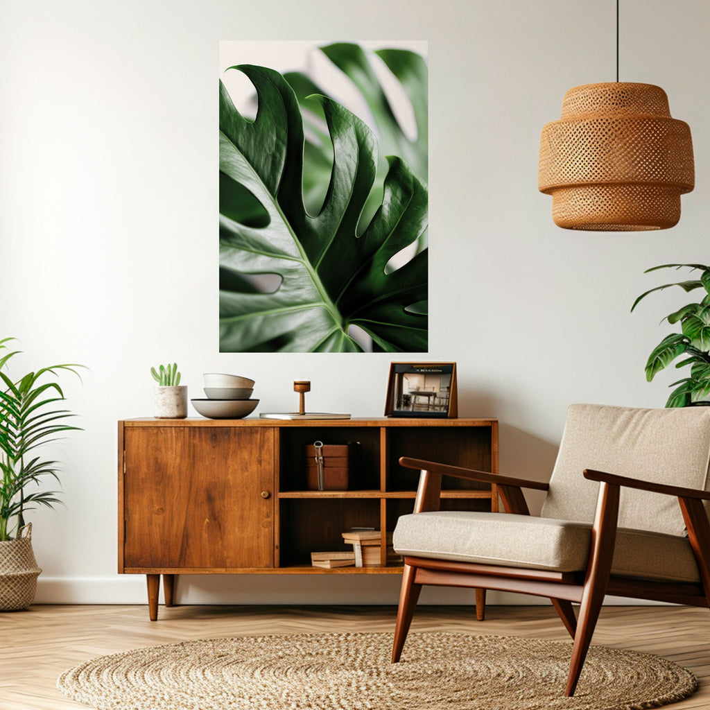 Affiche verticale autocollante SHARP MONSTERA