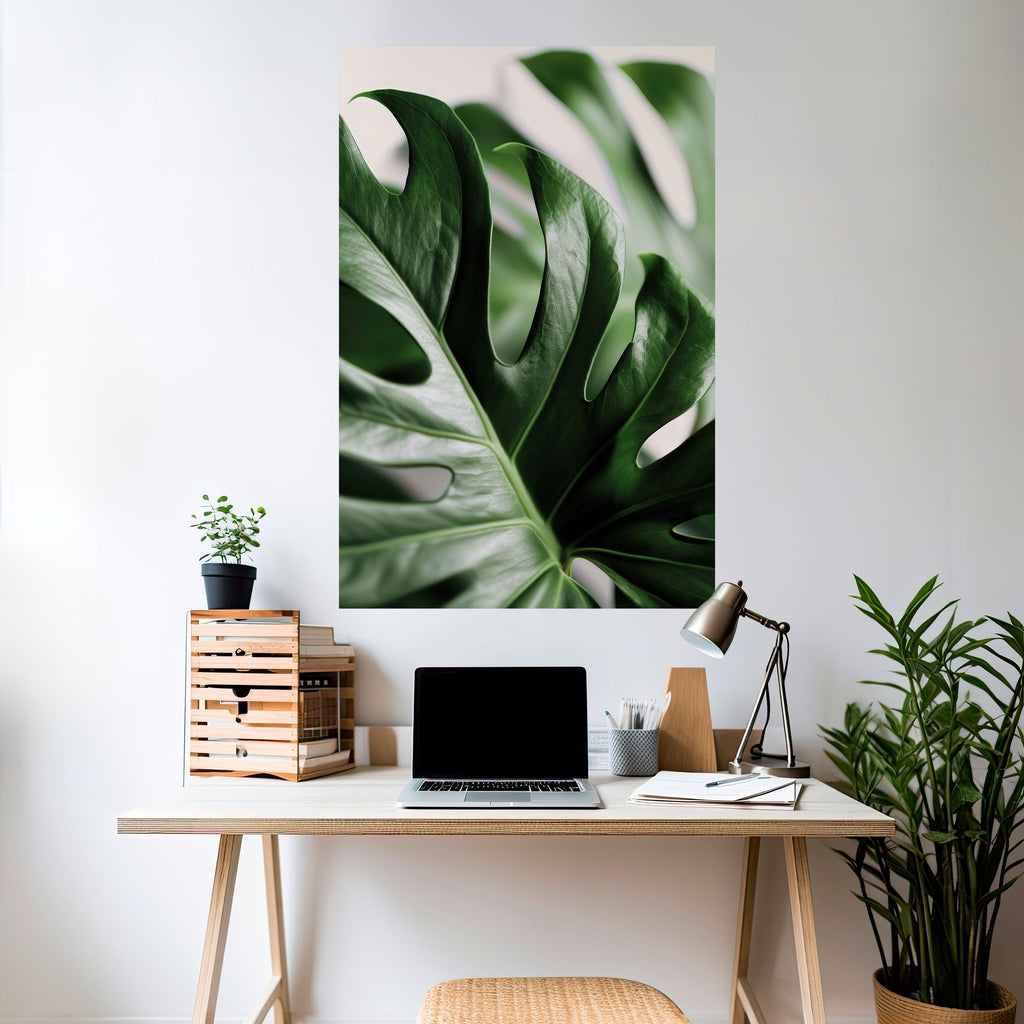 Affiche verticale autocollante SHARP MONSTERA