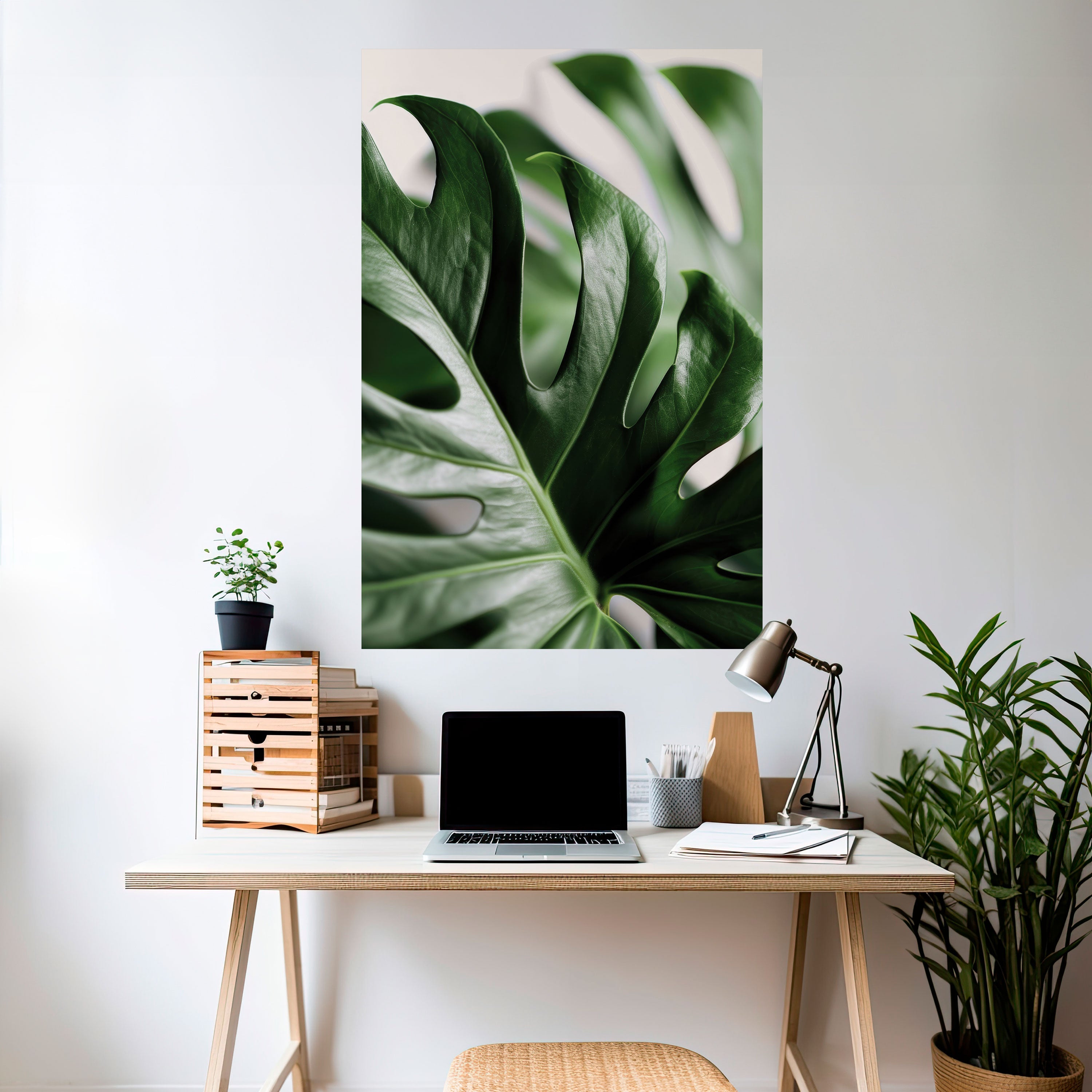 Affiche verticale autocollante SHARP MONSTERA