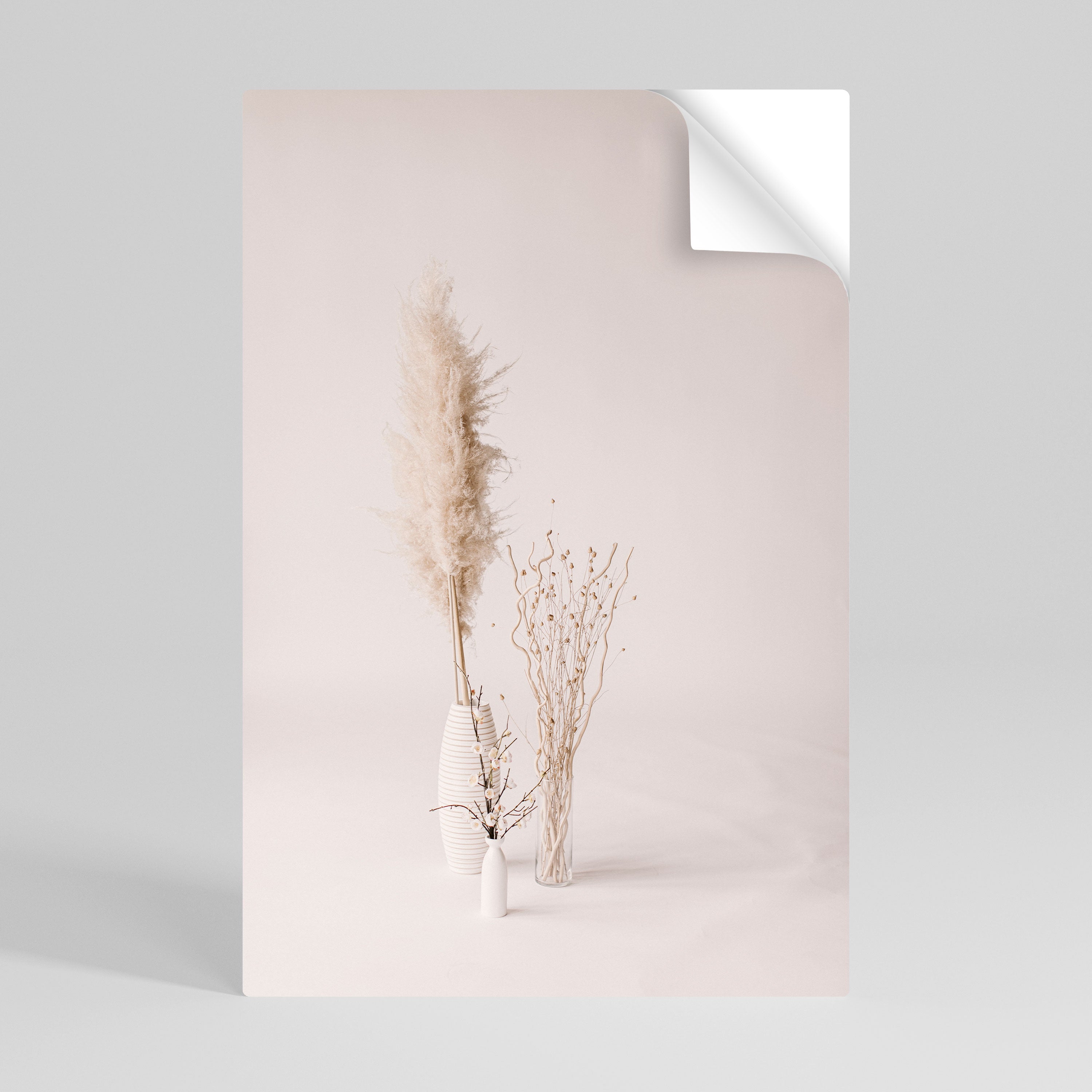 WHISPERING VASES Peel and Stick Vertical Poster