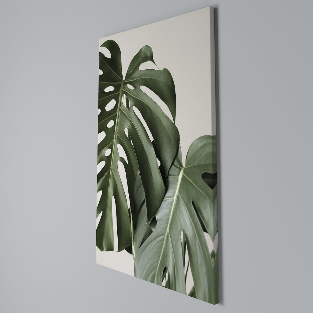 MONSTERA ACCURACY Vertical Canvas Print