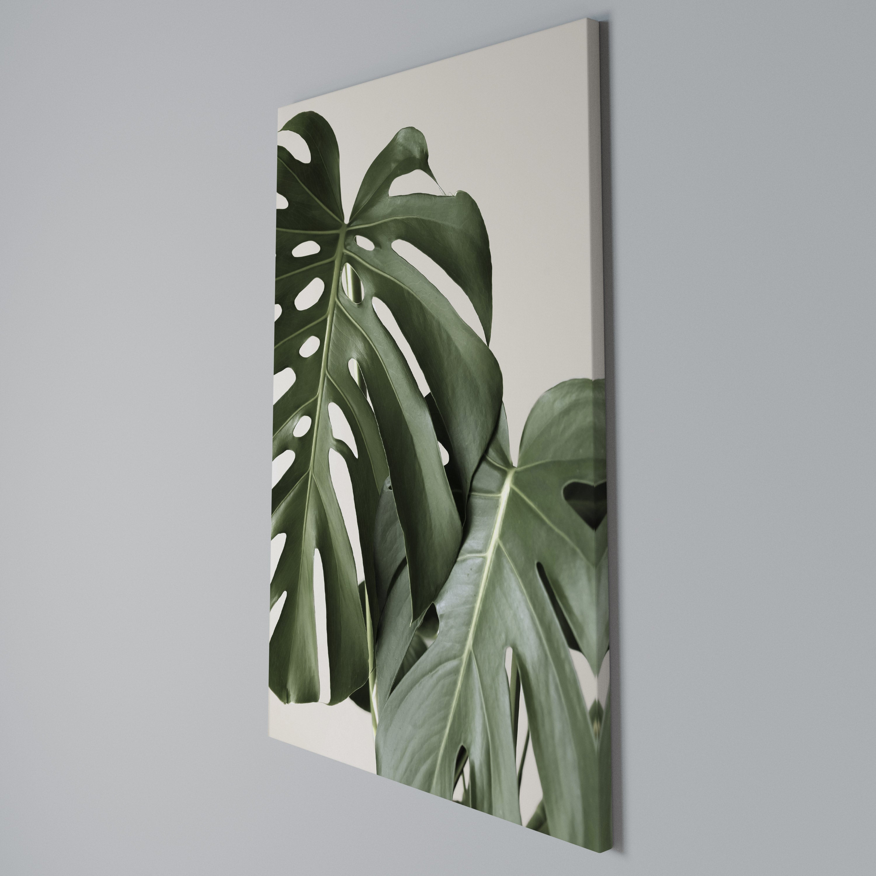 MONSTERA ACCURACY Vertical Canvas Print