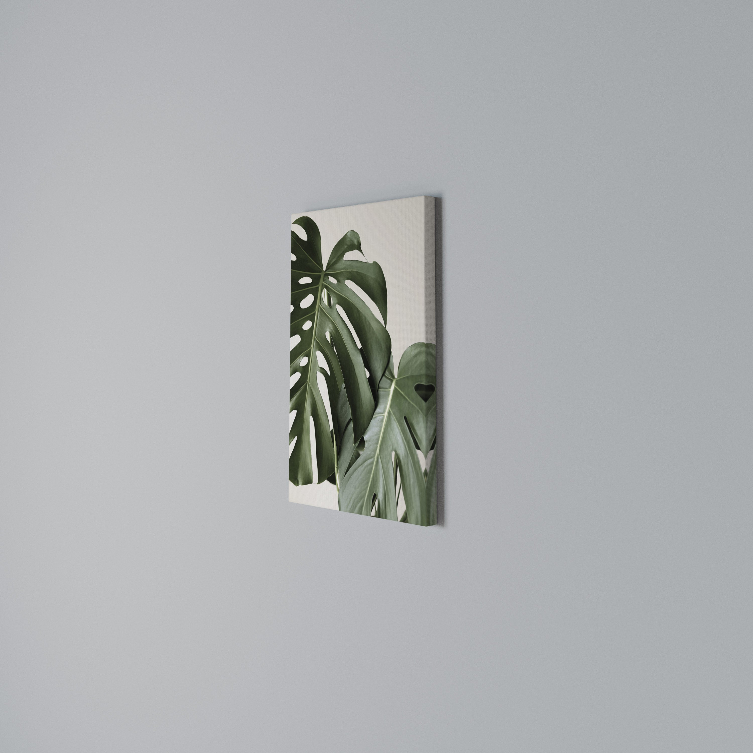 MONSTERA ACCURACY Vertical Canvas Print