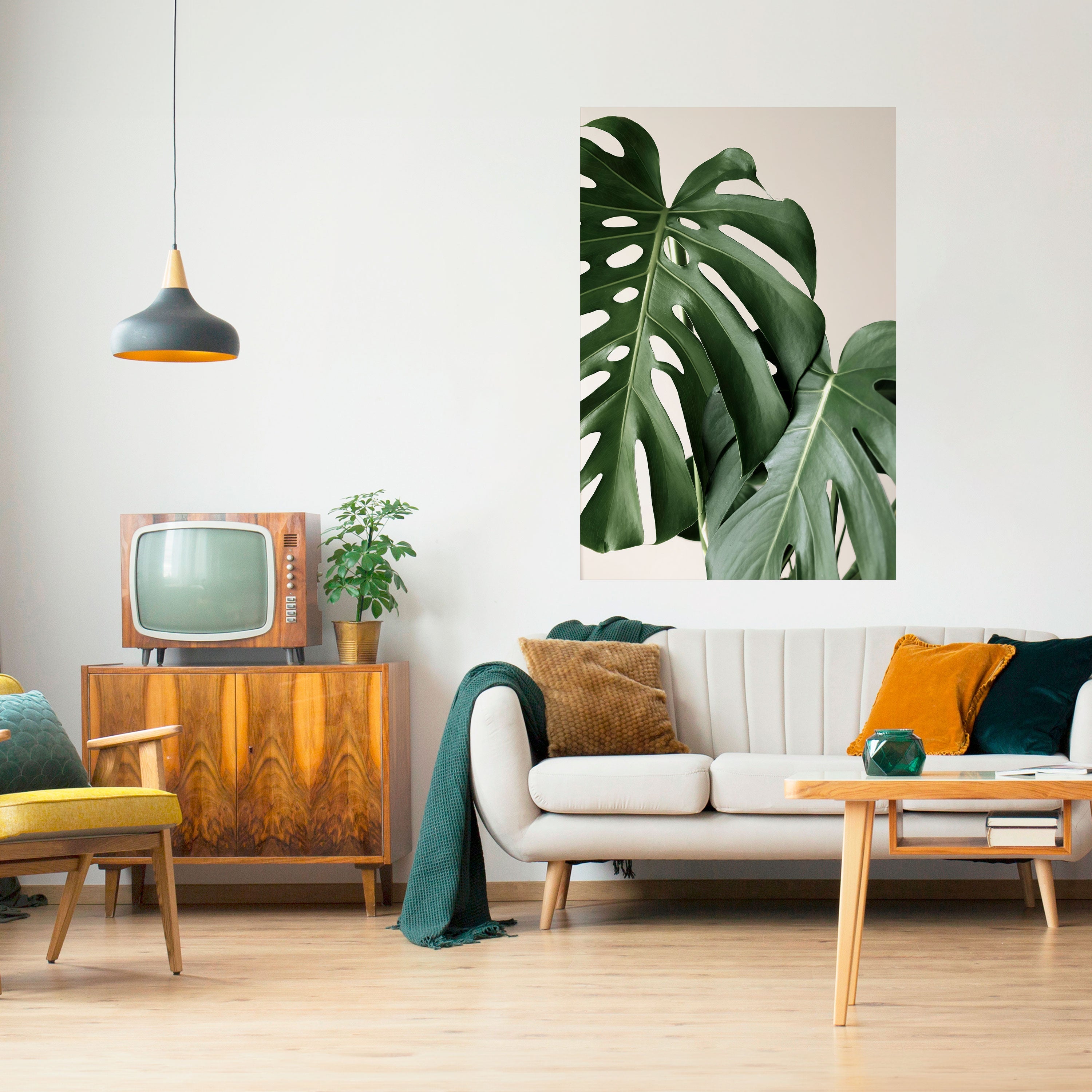 Affiche verticale autocollante MONSTERA ACCURACY