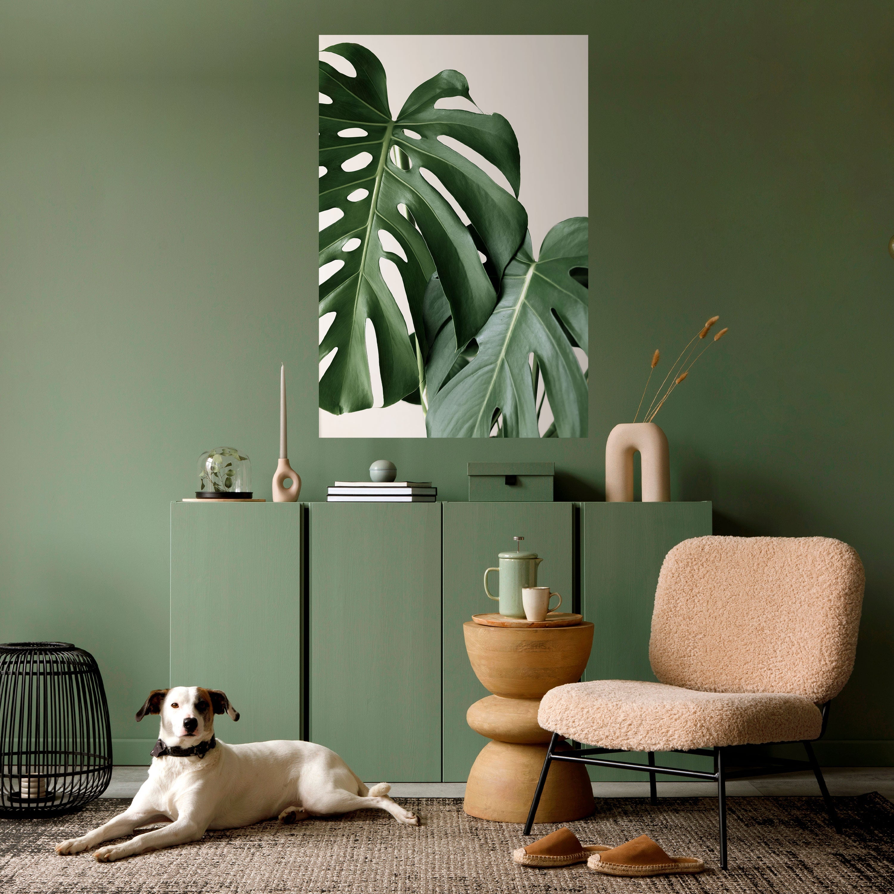 Affiche verticale autocollante MONSTERA ACCURACY