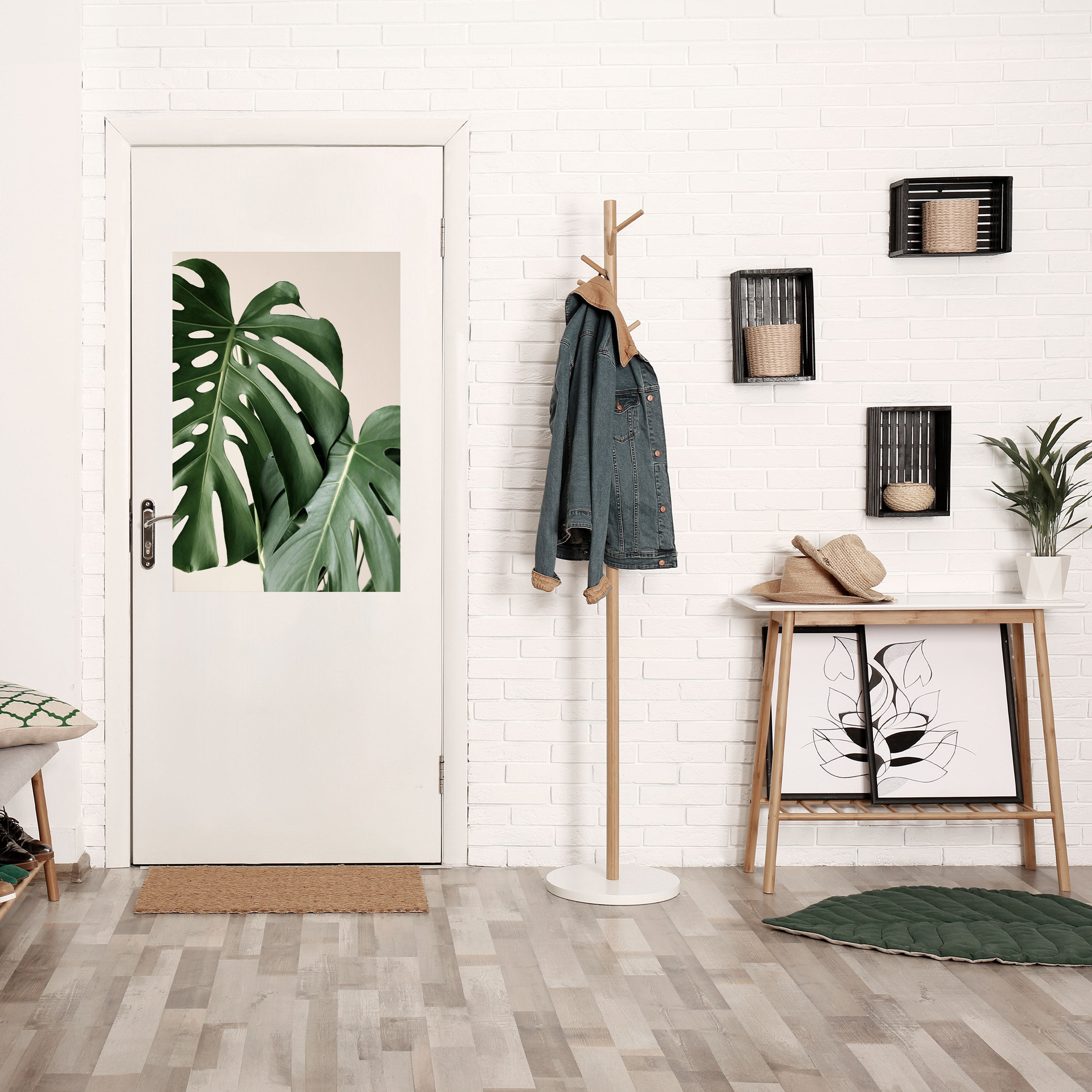 Affiche verticale autocollante MONSTERA ACCURACY