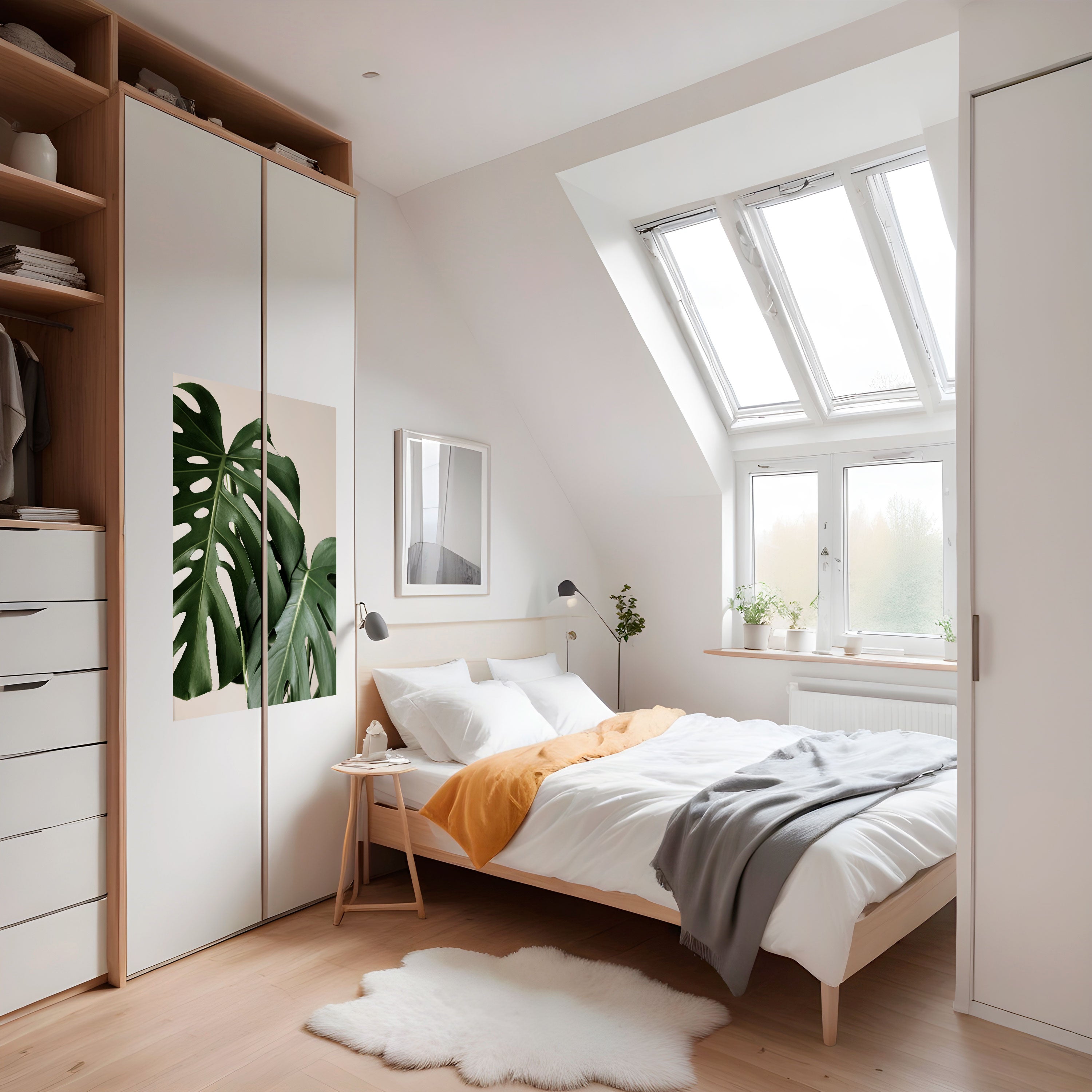 Affiche verticale autocollante MONSTERA ACCURACY