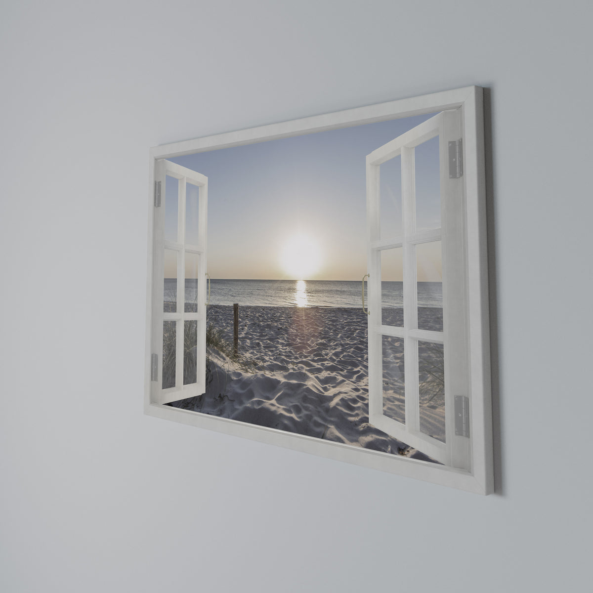 WINDOW OF CALM Horizontal Canvas Print