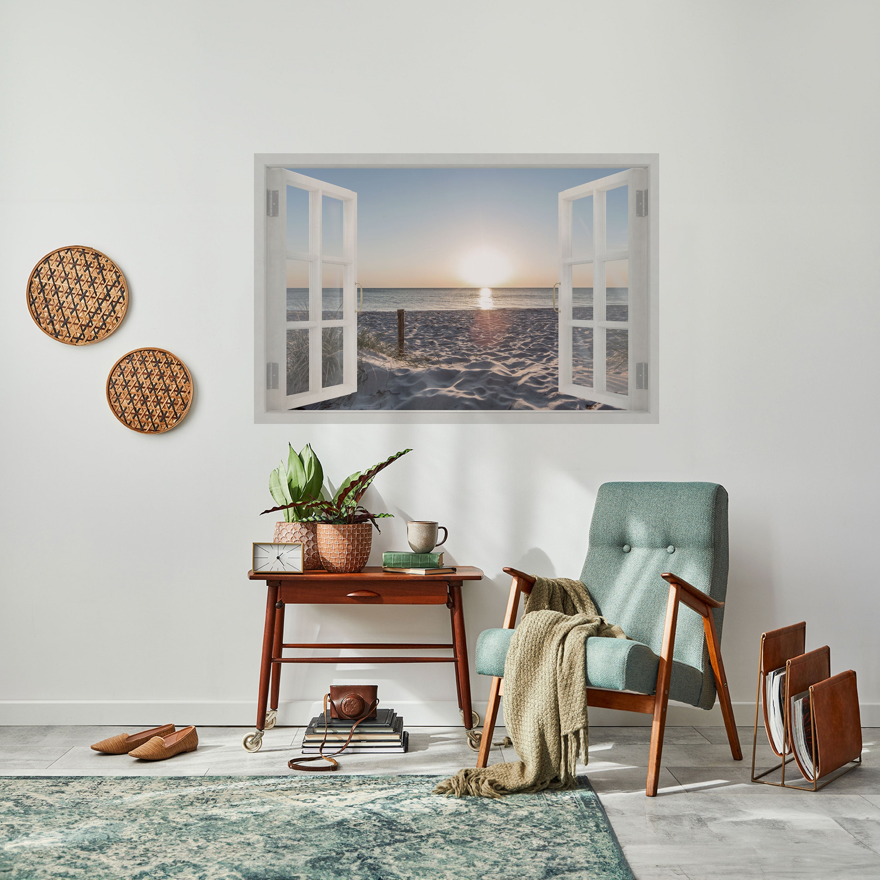 Affiche horizontale autocollante WINDOW OF CALM