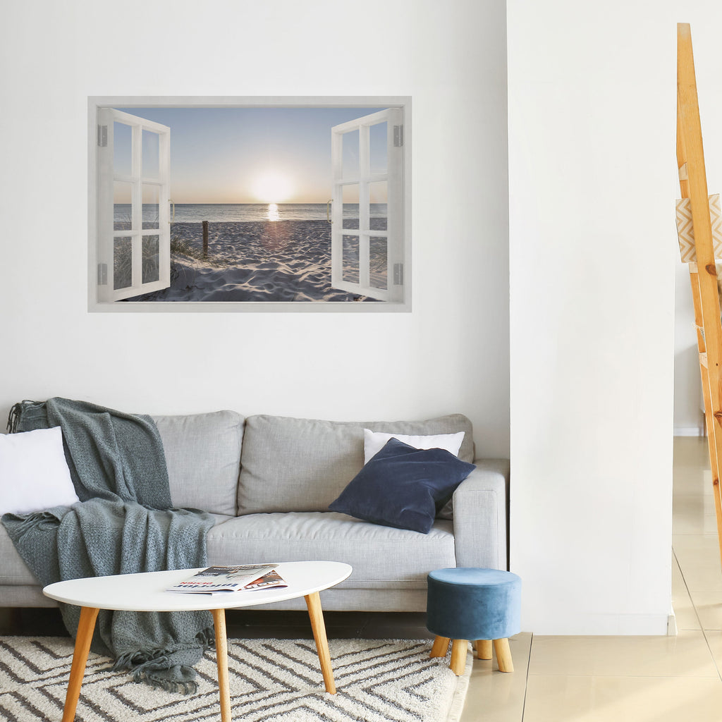 Affiche horizontale autocollante WINDOW OF CALM