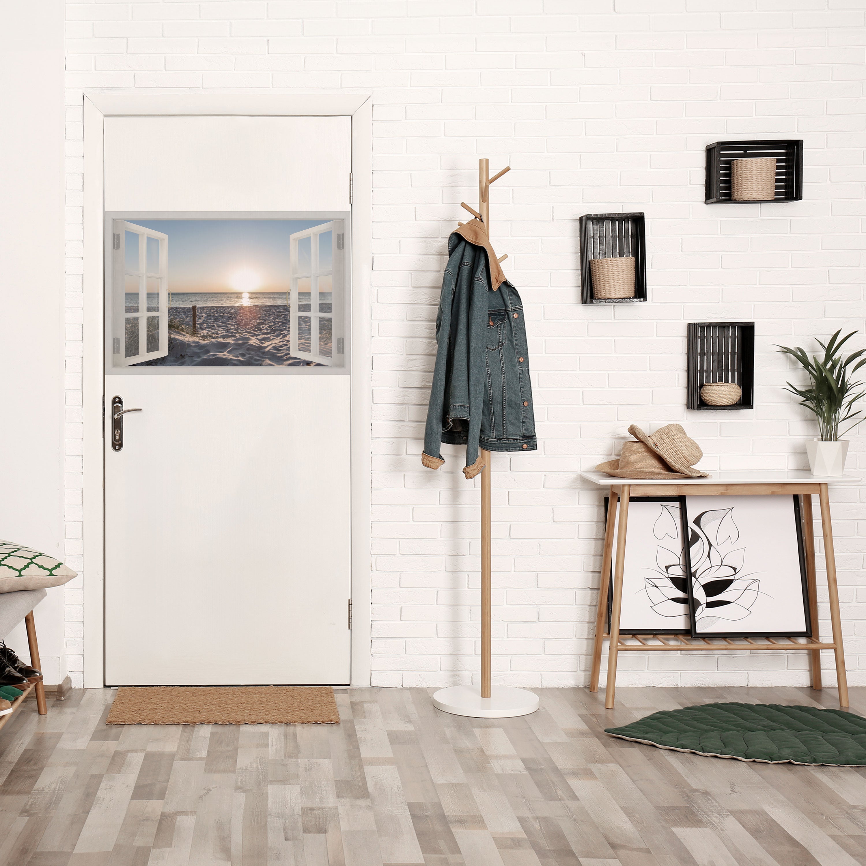 Affiche horizontale autocollante WINDOW OF CALM