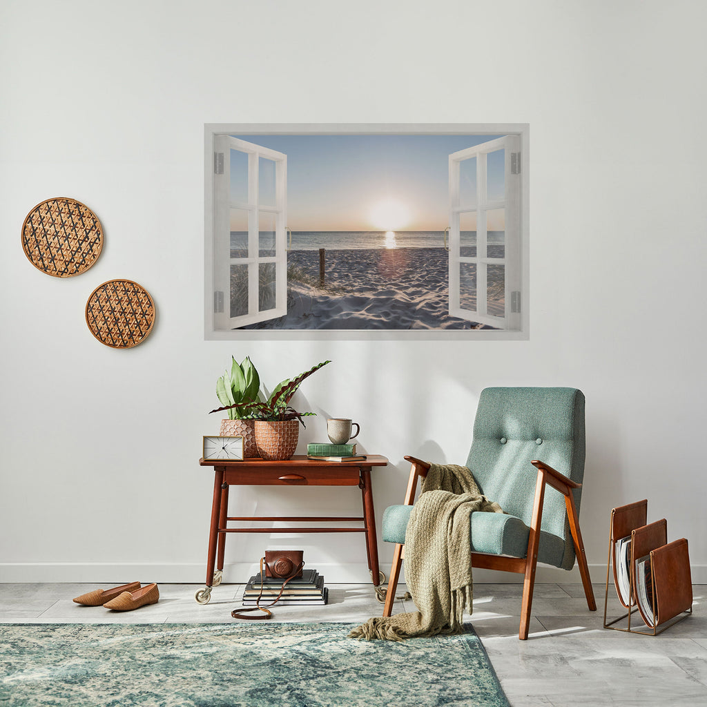 Affiche horizontale autocollante WINDOW OF CALM